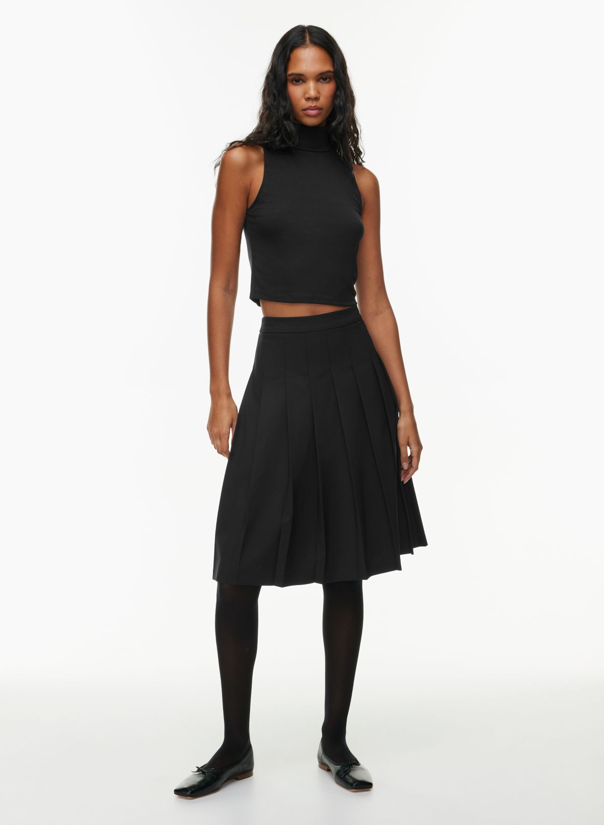 ASKIA SLEEVELESS TURTLENECK DRESS