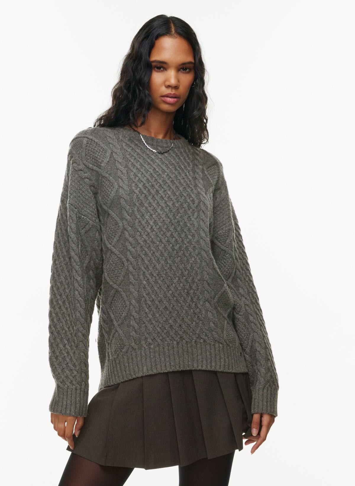 Calvin Klein Men's Merino Wool Blend Crewneck Sweater, Gray Blue Heather,  Small at  Men's Clothing store