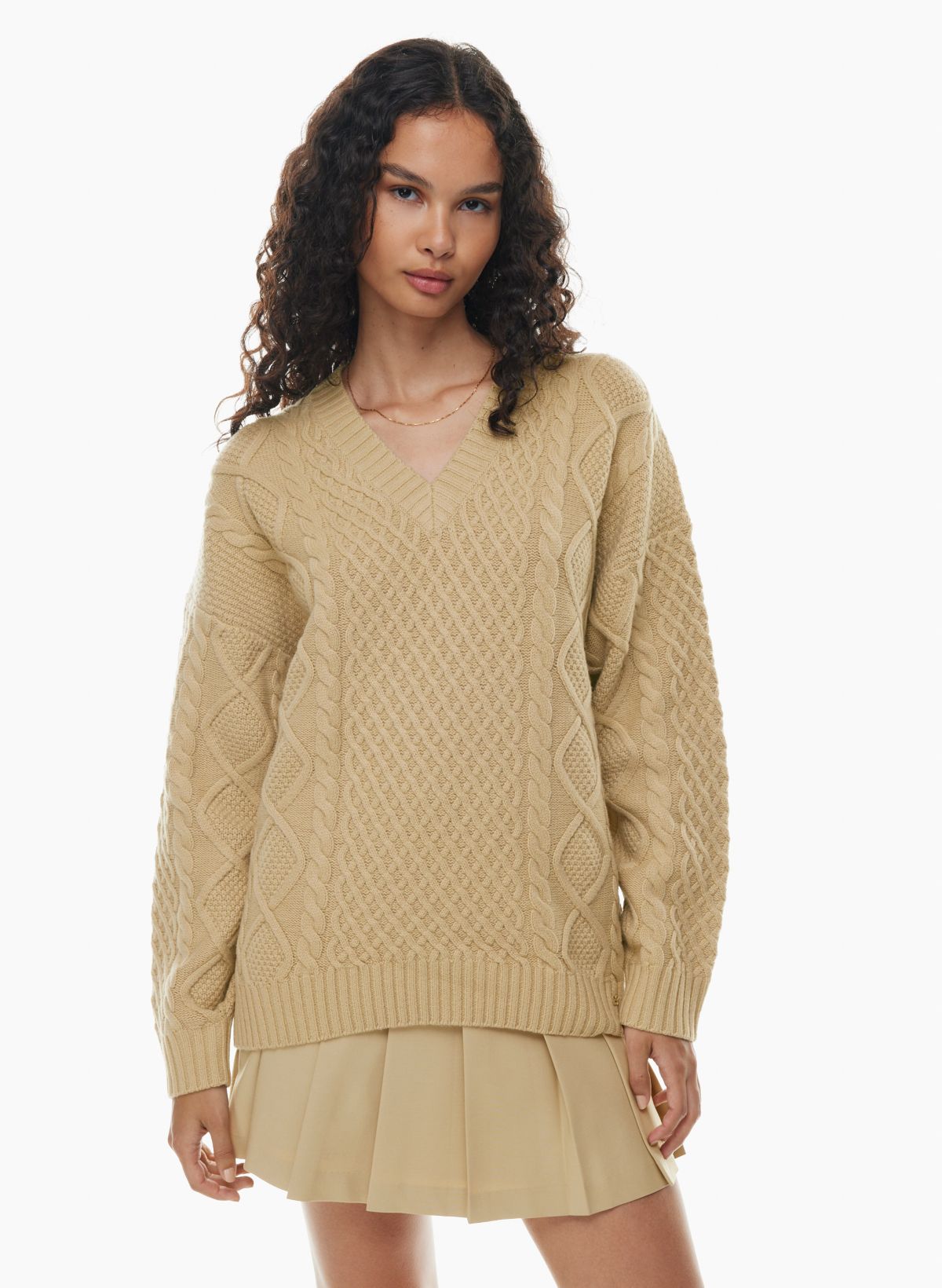 Sunday Best PEGGY V-NECK SWEATER | Aritzia CA