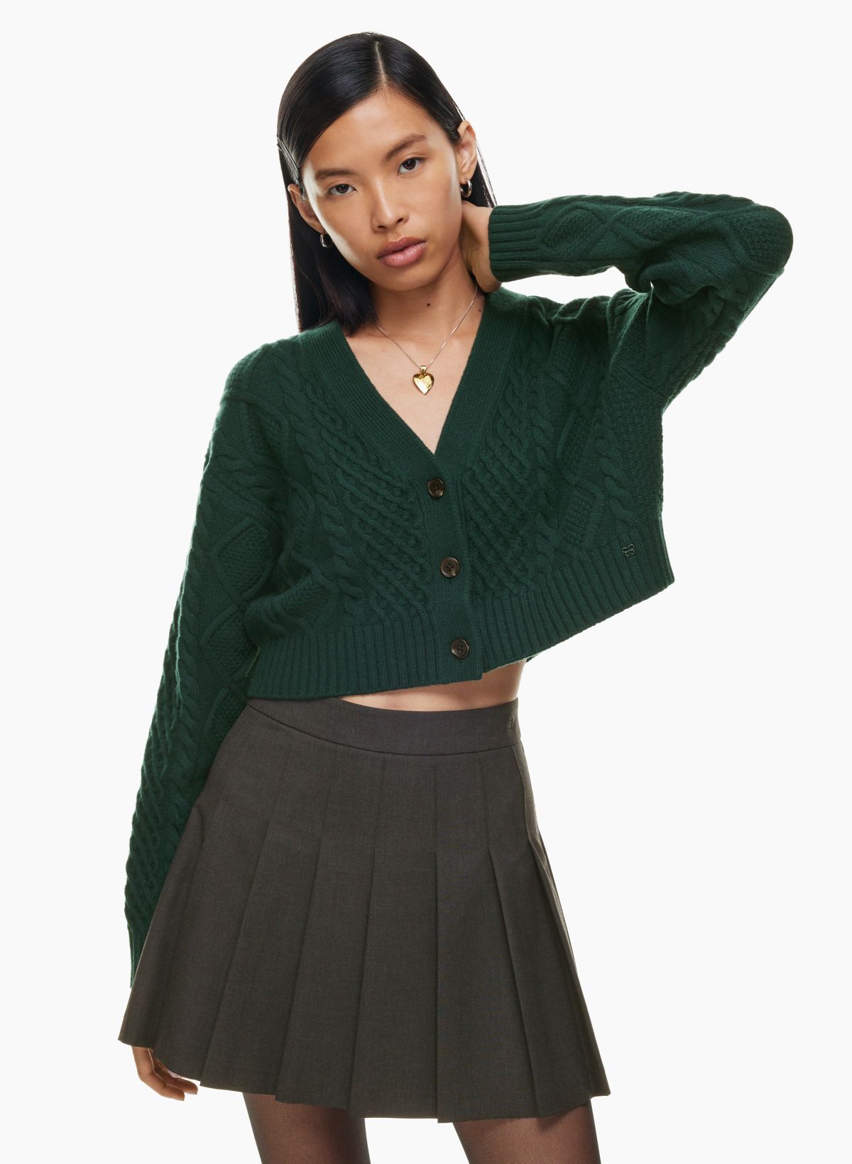 Aritzia cropped cardigan sale