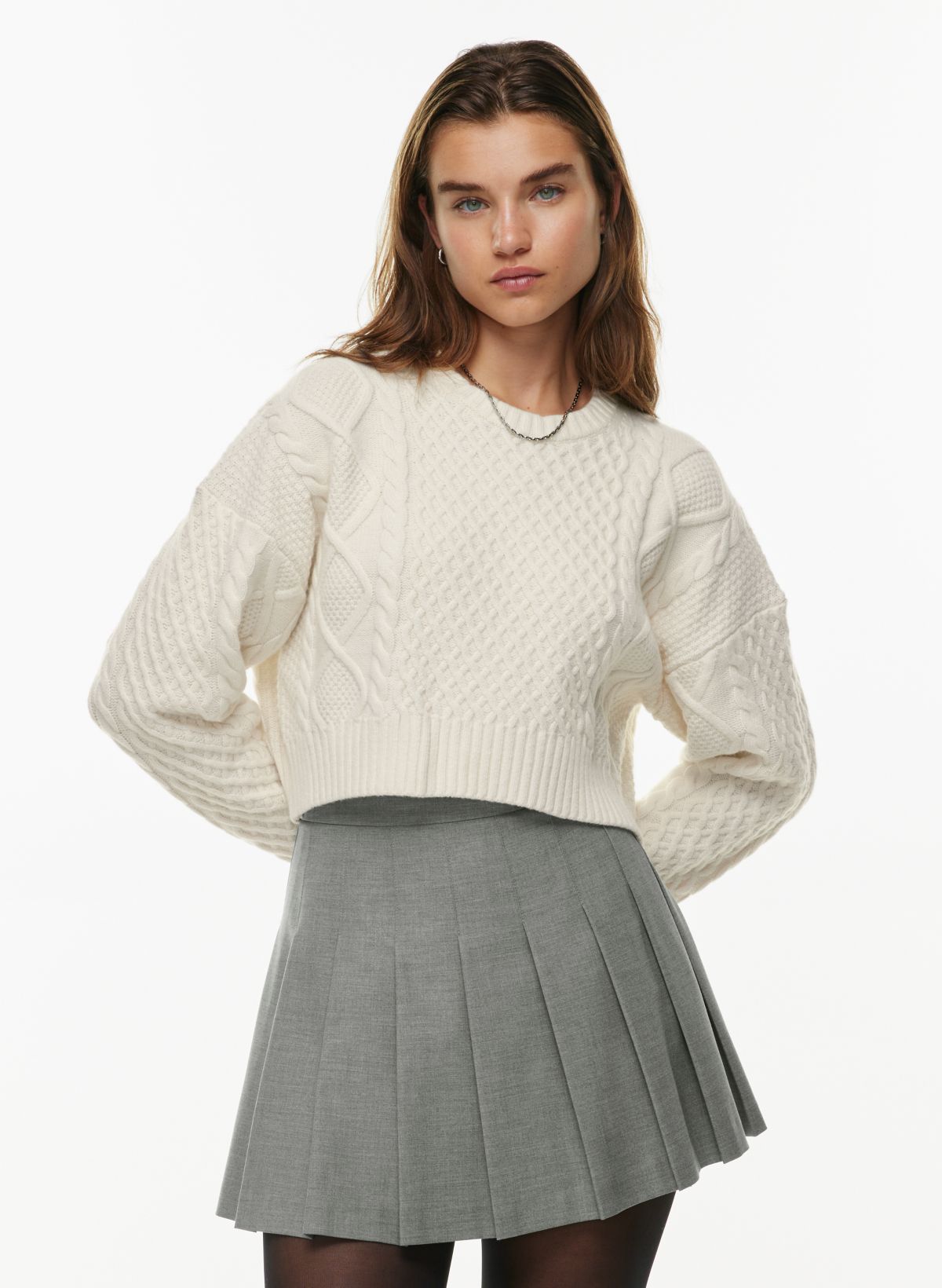 Sunday Best PEGGY CROPPED SWEATER | Aritzia US