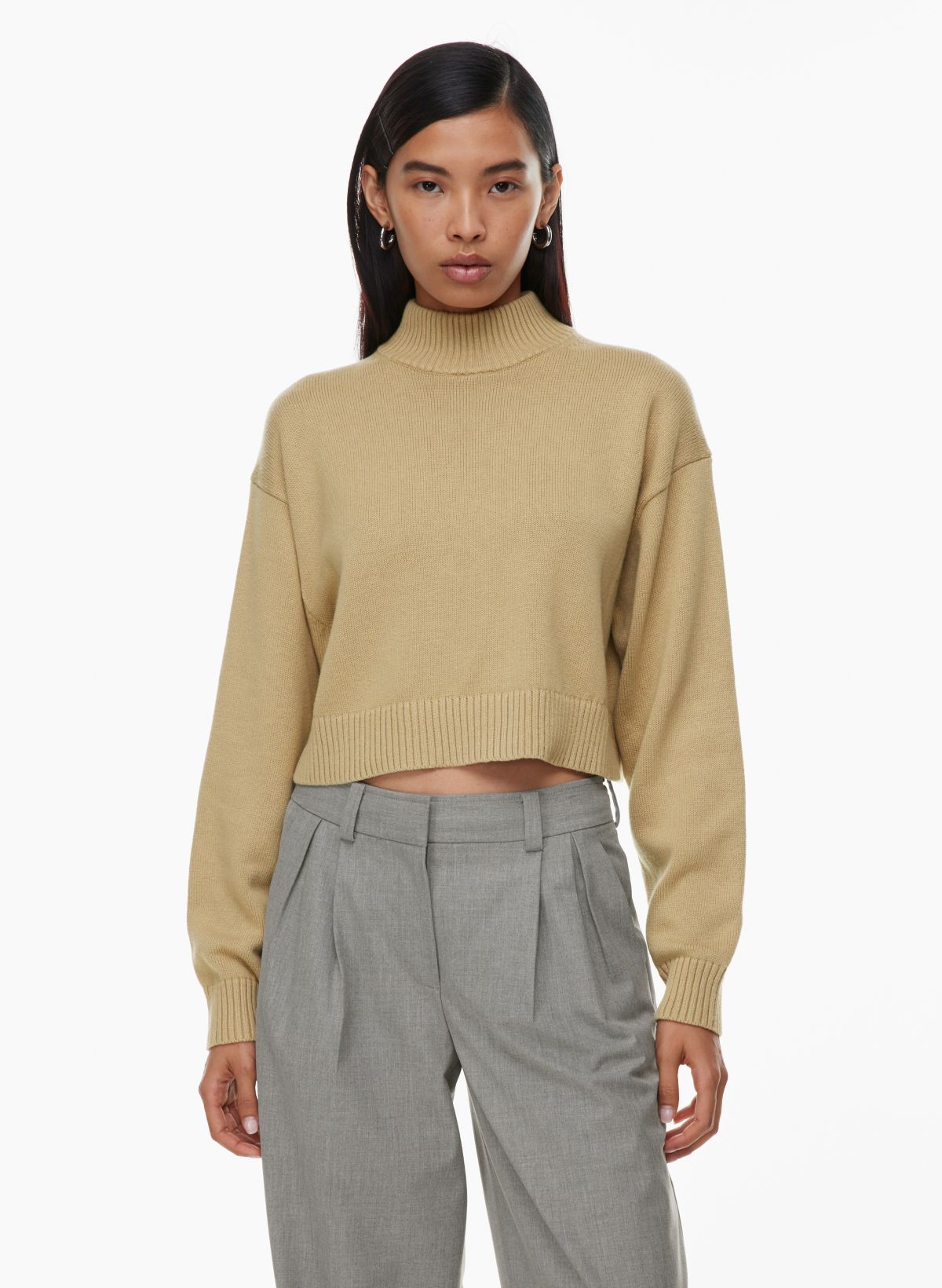 Dream it Up Dark Green Knit Turtleneck Sweater