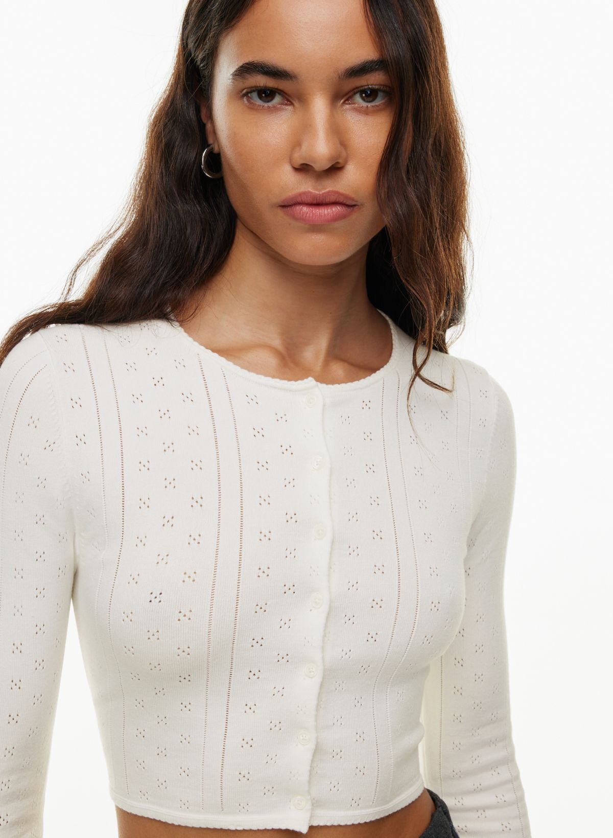 Aritzia white outlet cardigan