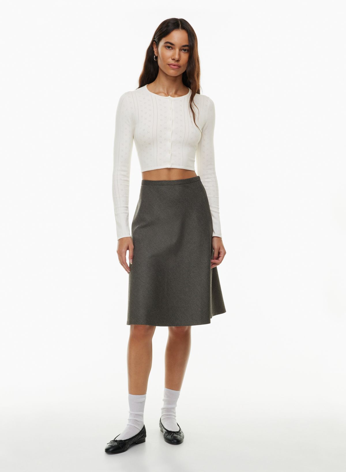 Aritzia cropped sale cardigan