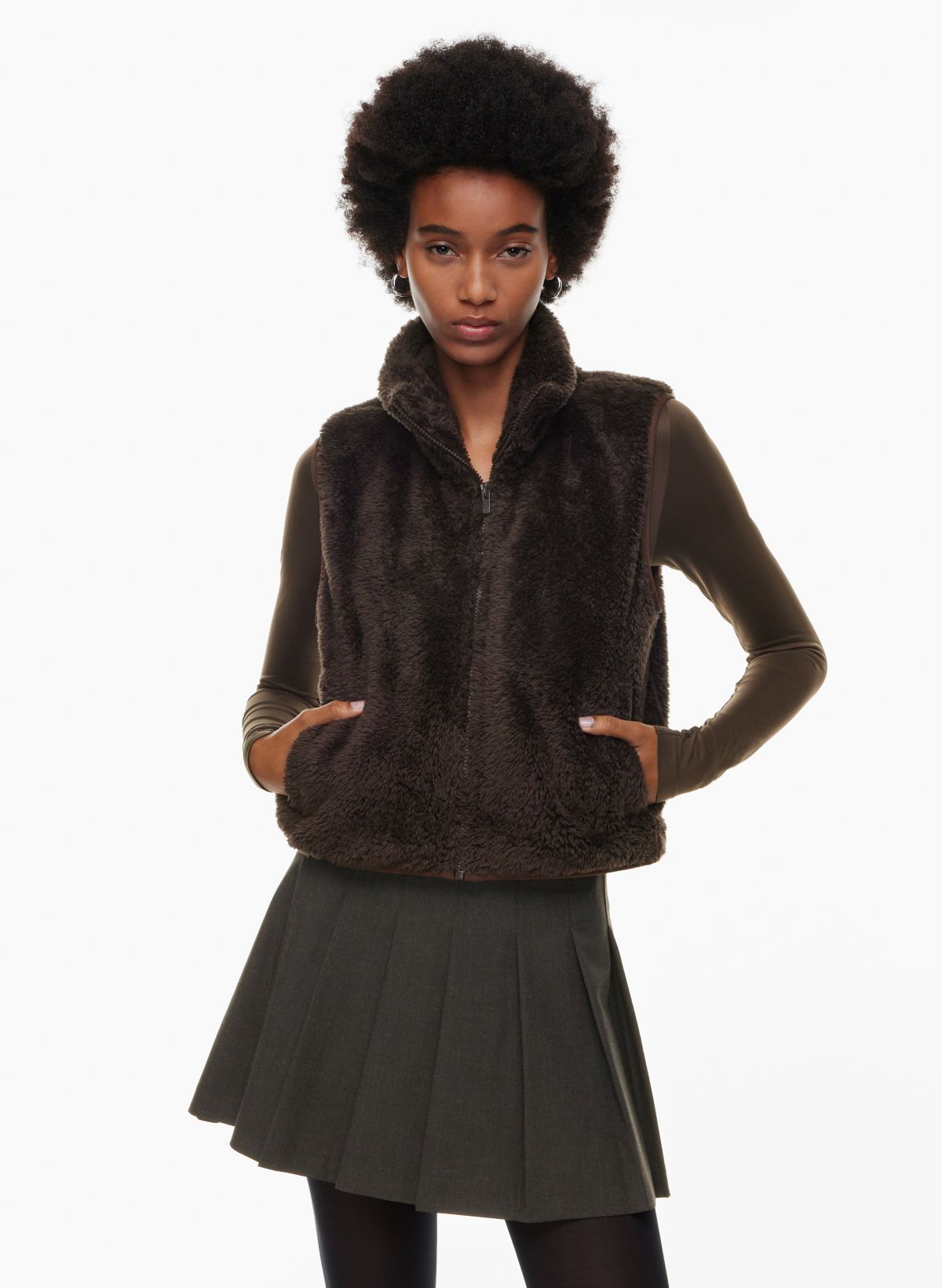 Women'S Fuzzy Vest