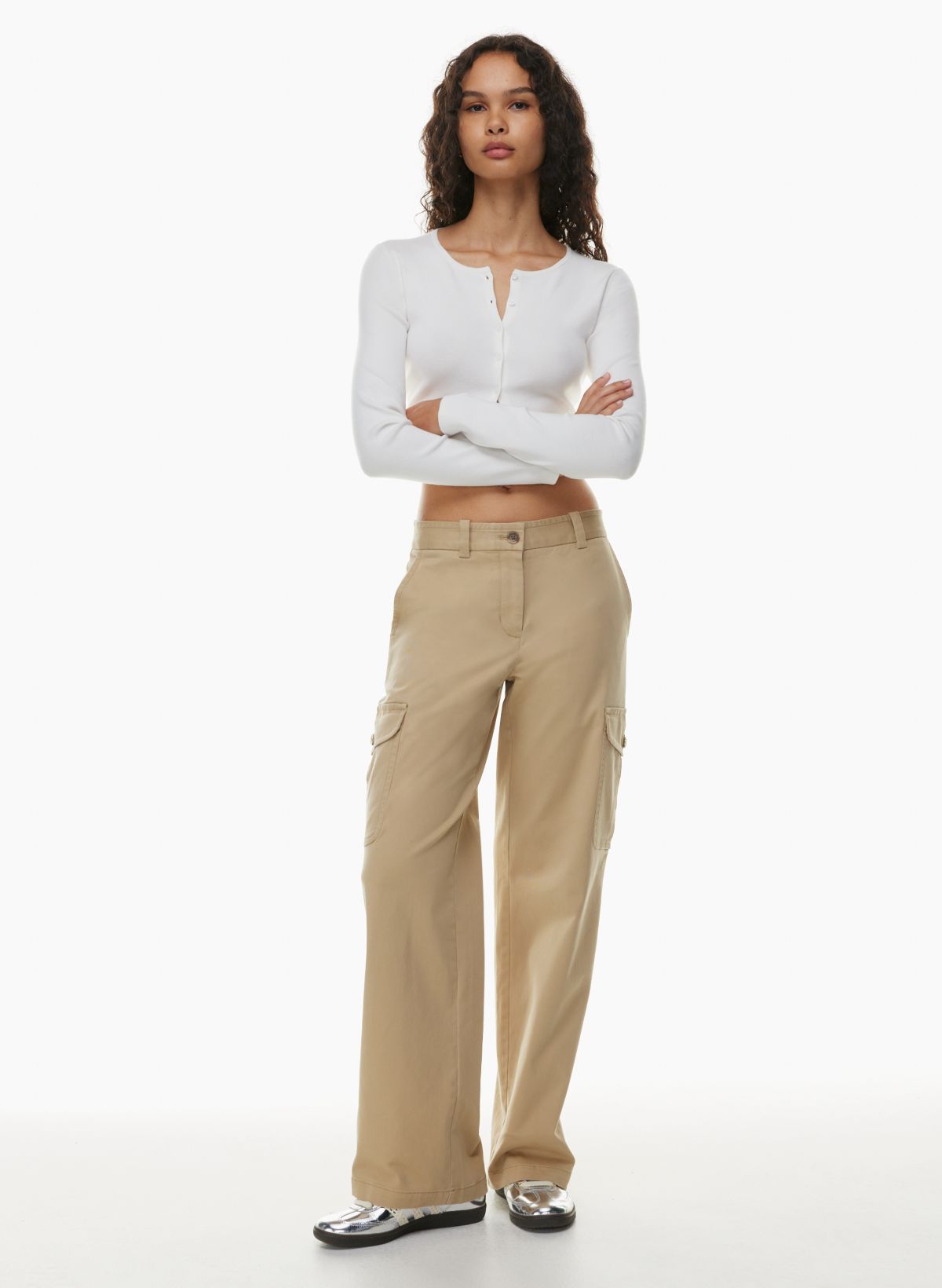 Womens White Cargo Pants Casual All Match Loose Straight Leg Pants, White,  Medium : : Clothing, Shoes & Accessories