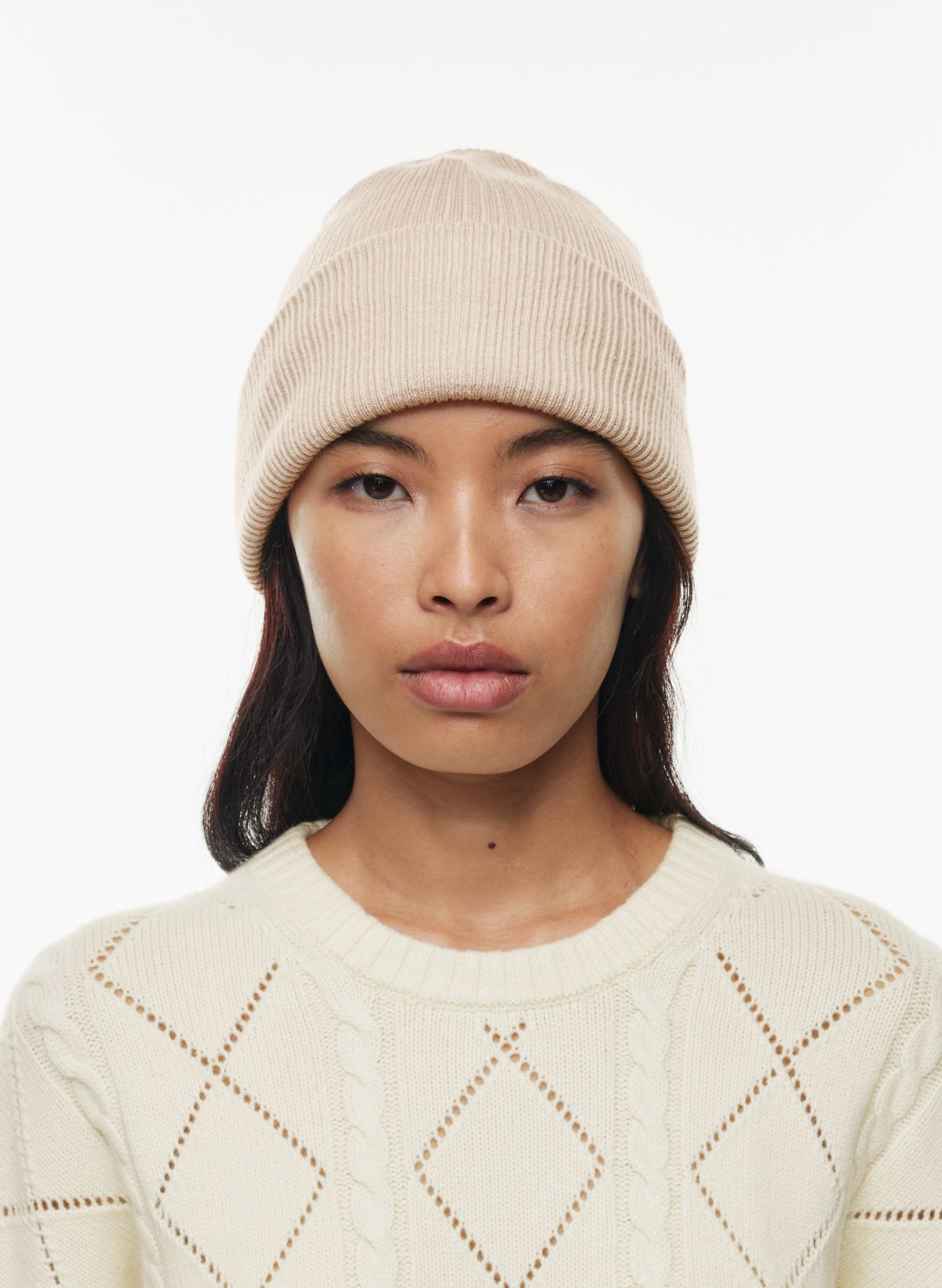 Levi's Beige Acrylic Hat