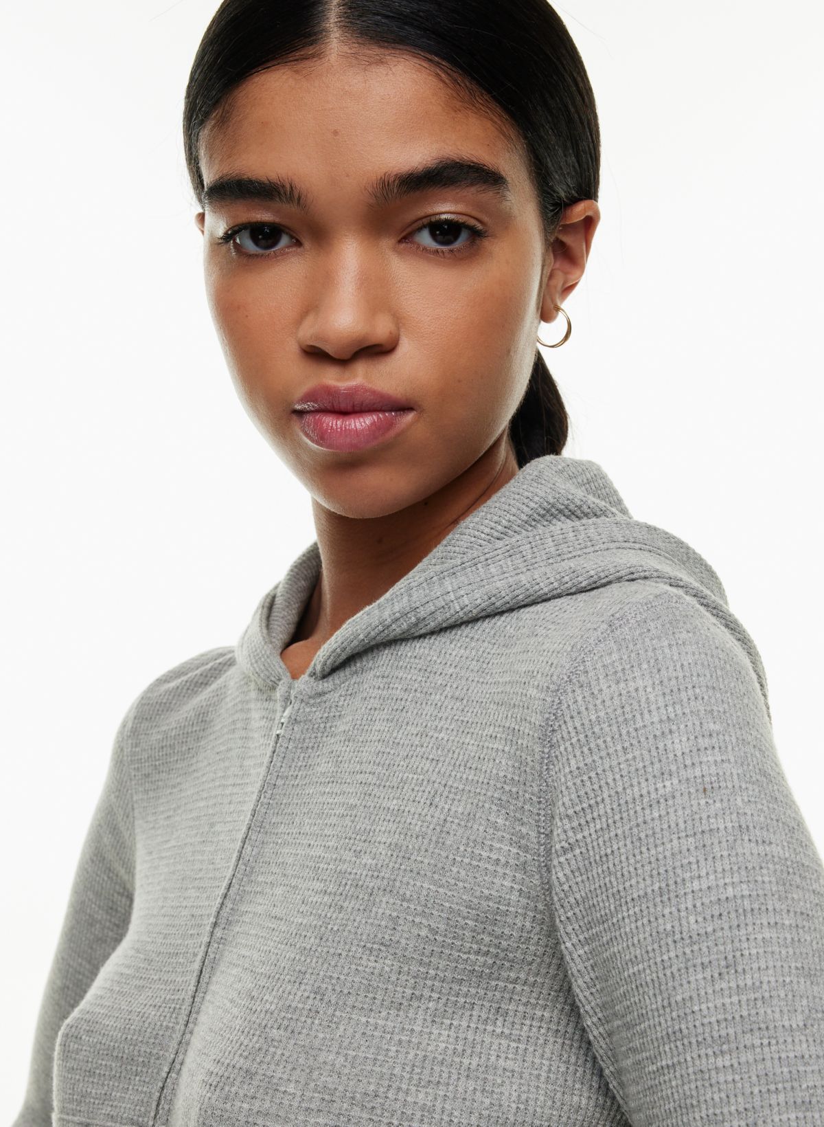 Tna WAFFLE ZIP HOODIE | Aritzia US