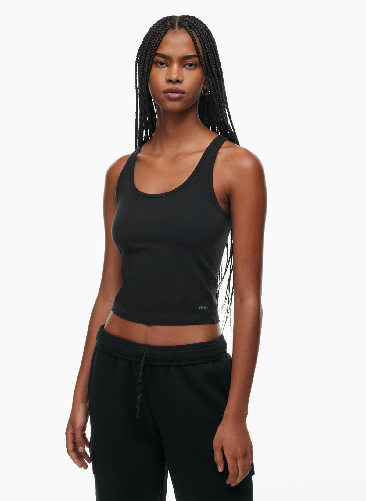 Nike Sportswear Chill Knit Tight Cami Tank Top in Black