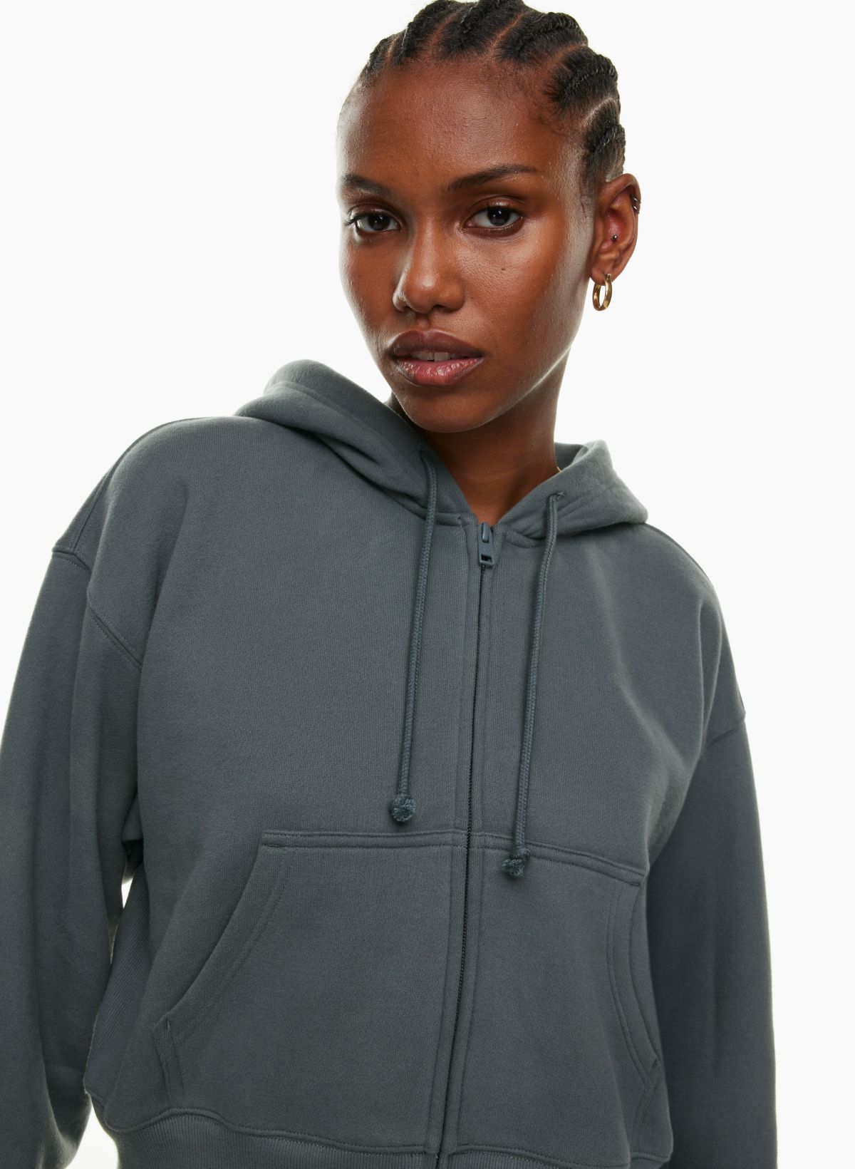 Zipper Print Hoodie - Women - Ready-to-Wear