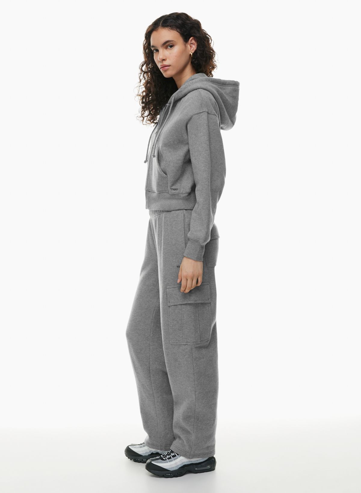 Tna COZY FLEECE BOYFRIEND BOXY ZIP HOODIE | Aritzia US