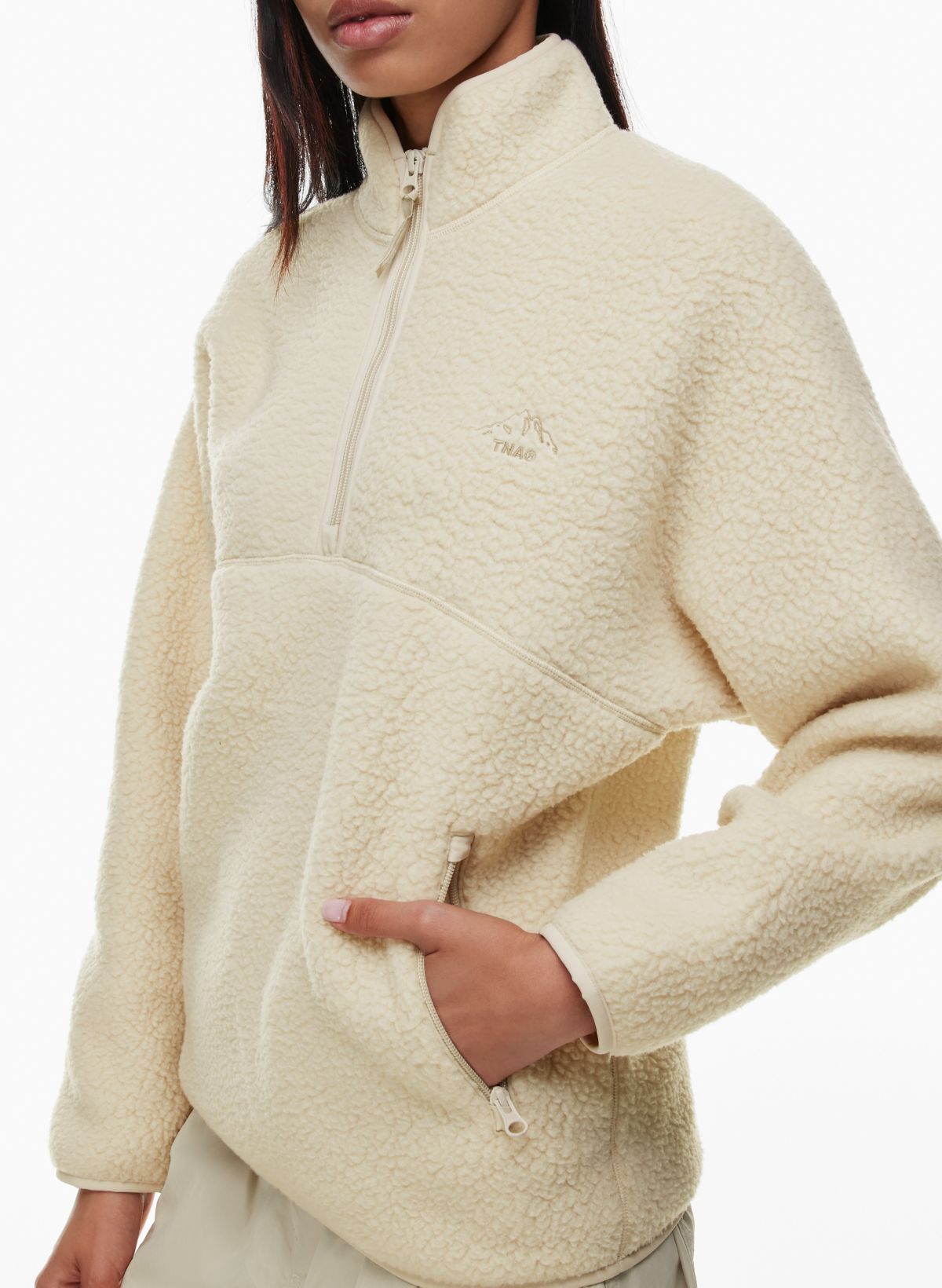 polartec® thermal pro® 1/2 zip hip sweater