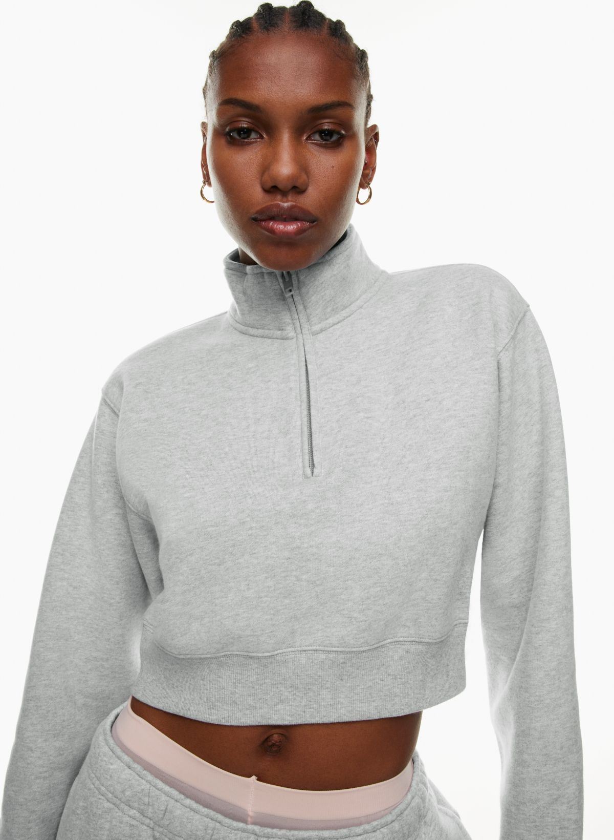 Tna COZY FLEECE PERFECT 1/4 ZIP SWEATSHIRT | Aritzia US