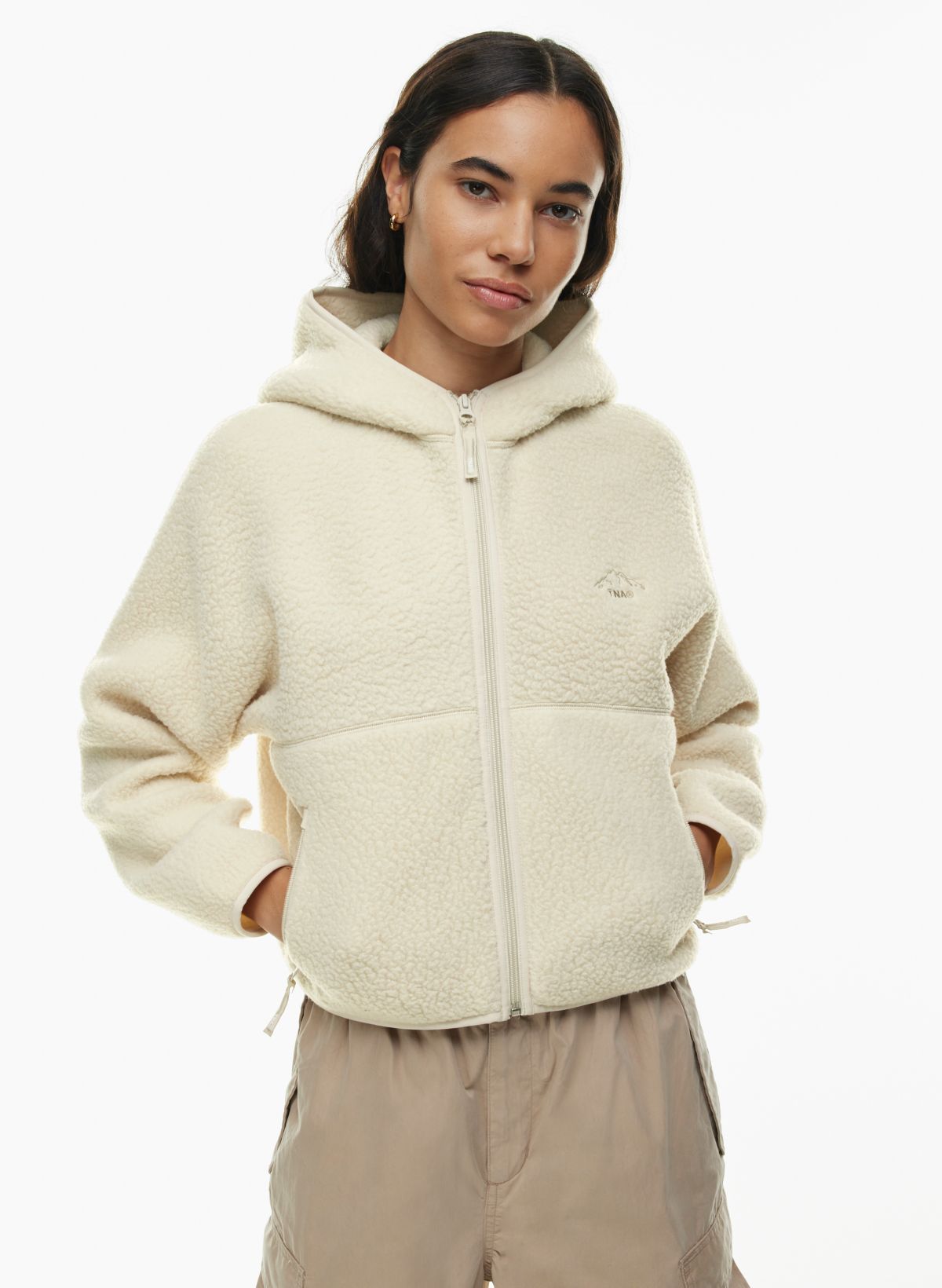 Polar Fleece Zip-Up Hoodie