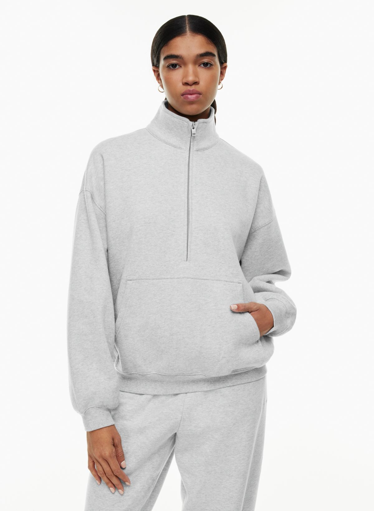 cozy fleece mega 1/2 zip sweatshirt