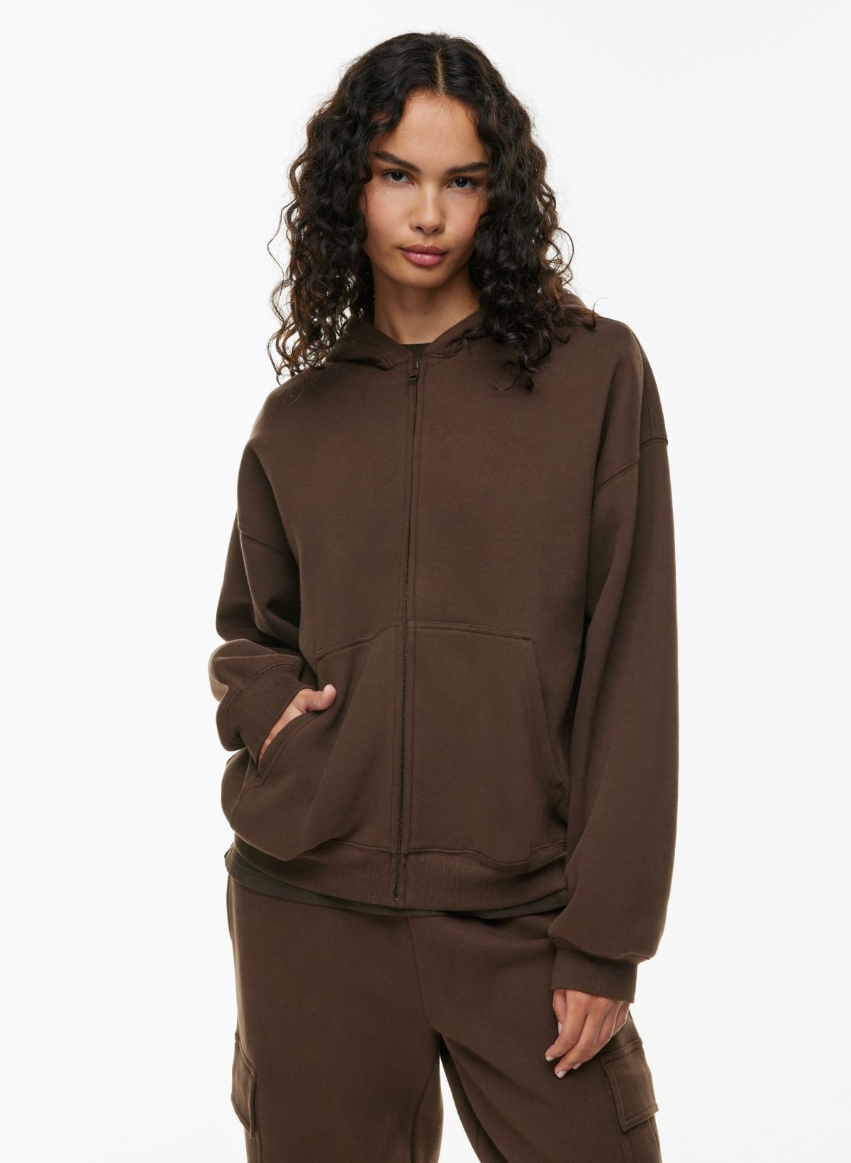 Cozy Up Hoodie - Brown