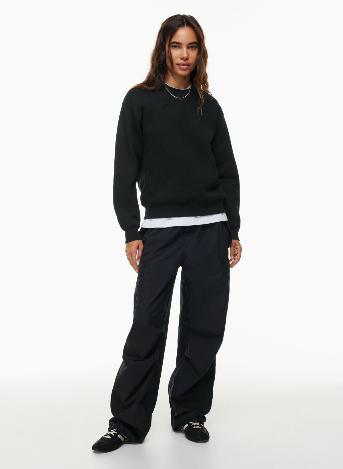 Tna COZY FLEECE PERFECT CREW SWEATSHIRT | Aritzia US