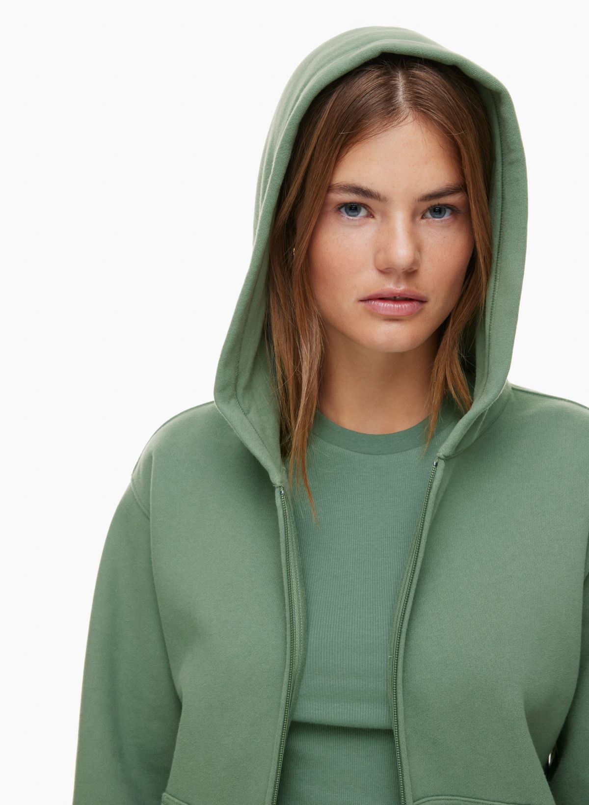 Tna COZY FLEECE PERFECT ZIP HOODIE | Aritzia CA