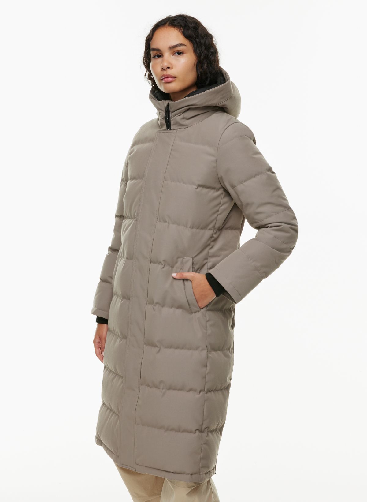 GREGG Women's Long Winter Puffer Coat Waterproof Warm Maxi Down Jacket Faux  Fur Removable Hood Parka