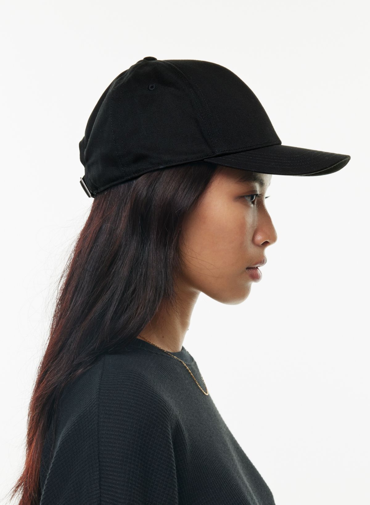 Caps T-shirt Boxy Fit in Black