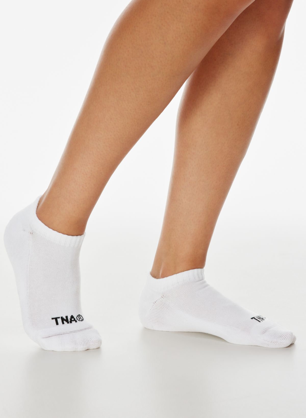 Tna Base Grip No-Show Socks 3-Pack in White/Black Size XS/Small | Cotton/Nylon/Polyester