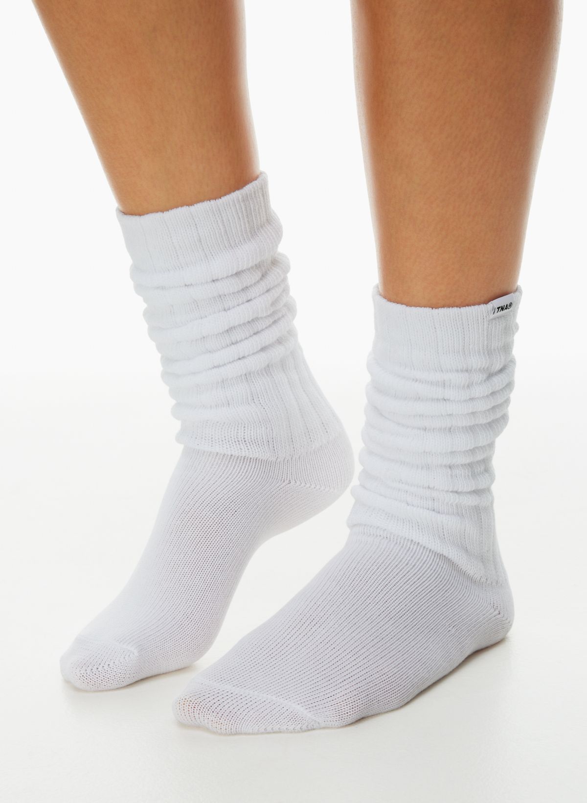 Slouchy Socks - Perfect White Slouch Sock