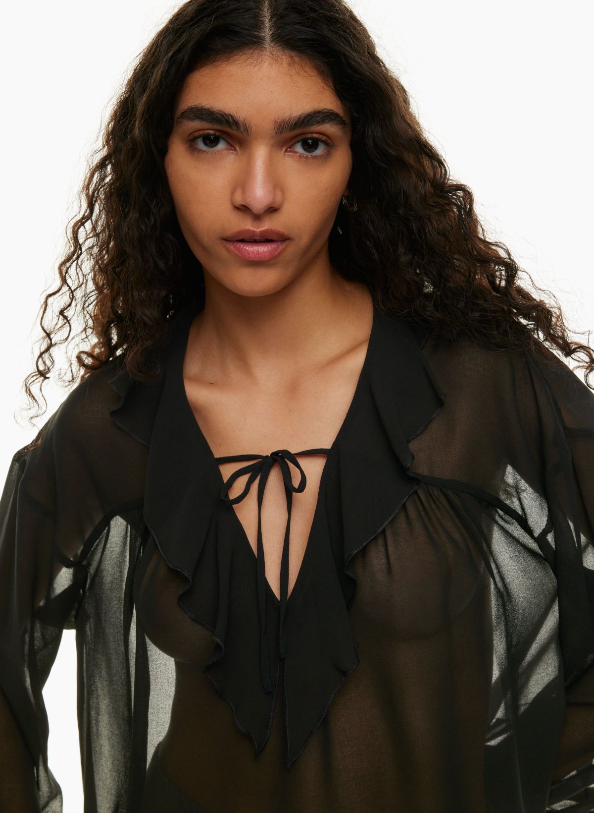 Aritzia store sheer top