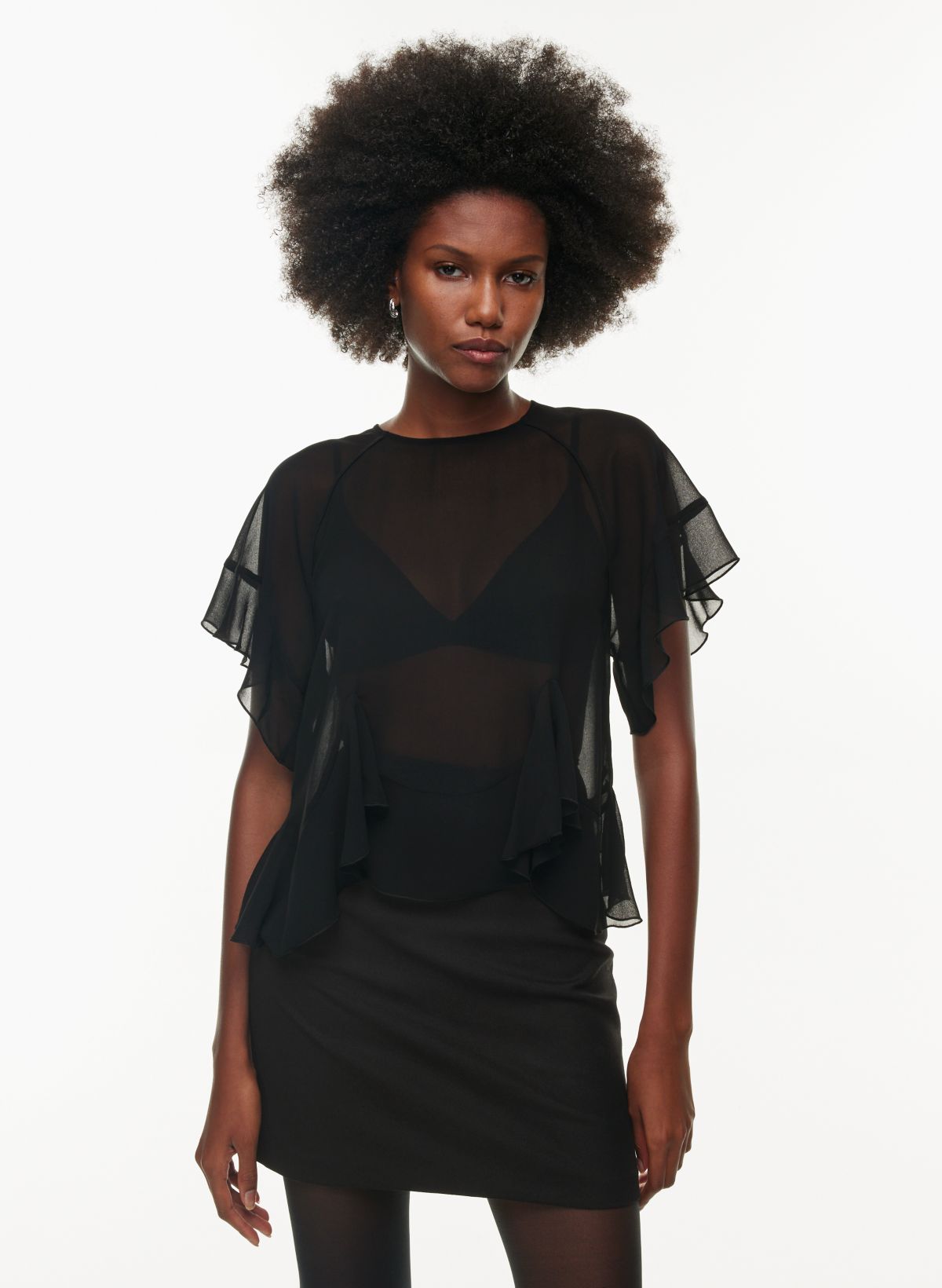 Aritzia store sheer top