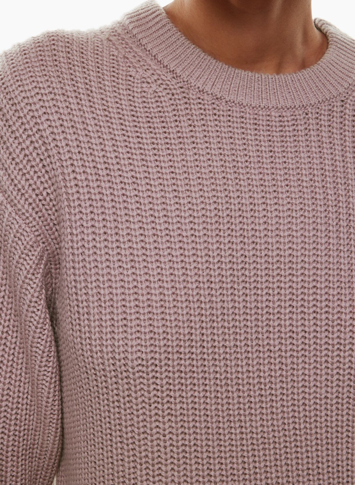 Sheer Graphic Crewneck in Pink Multi