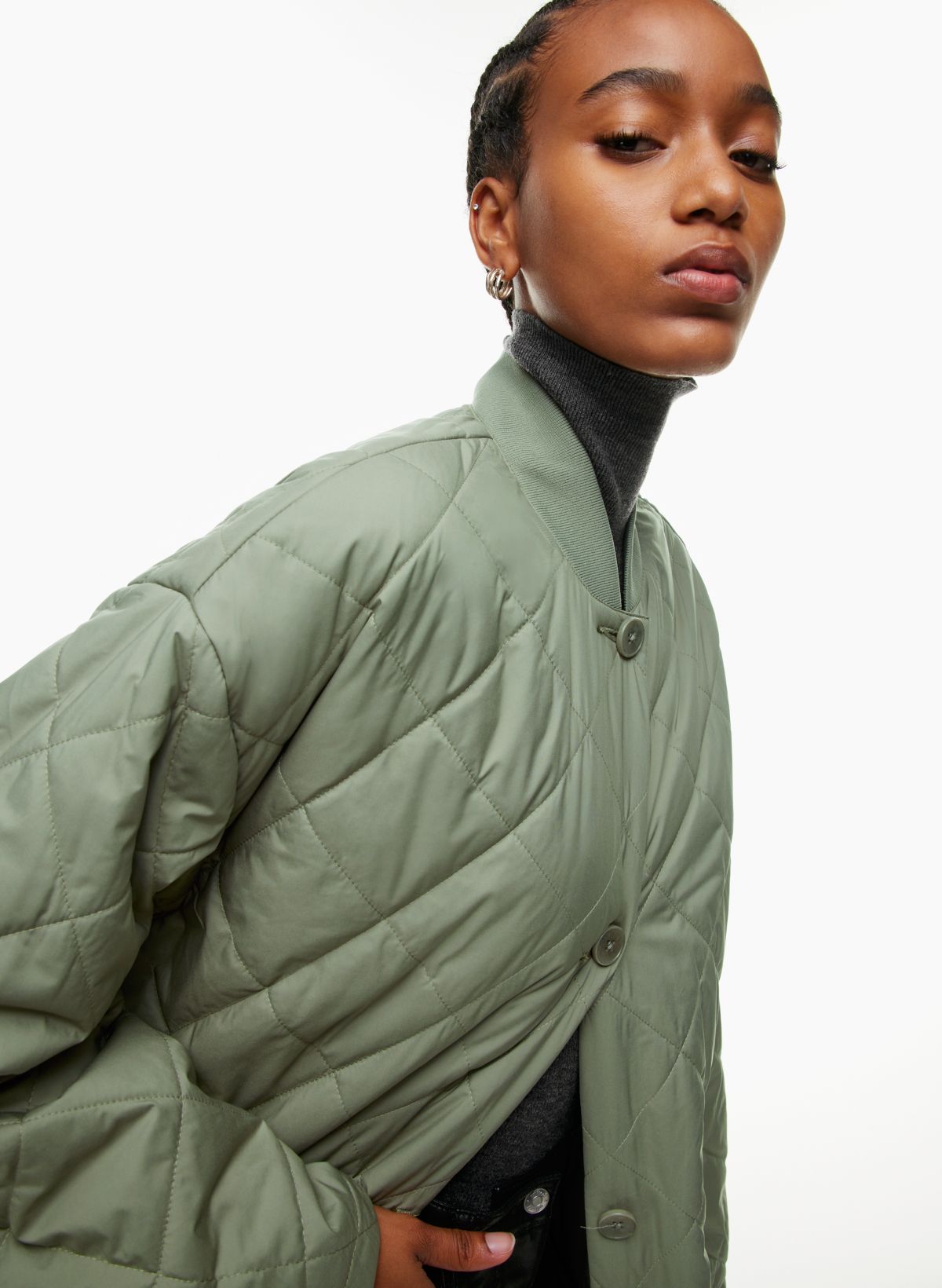 Wilfred PAVANT QUILTED LONG JACKET | Aritzia US