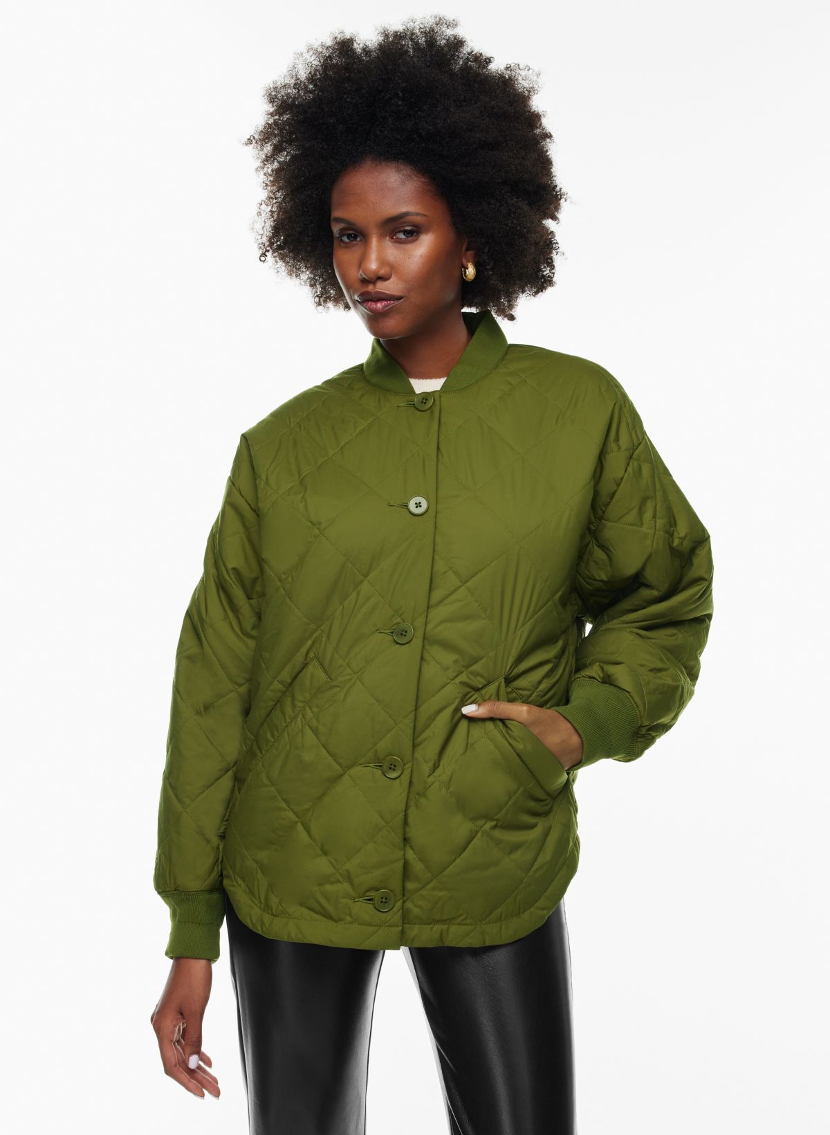 Babaton EVERGREEN QUILTED JACKET