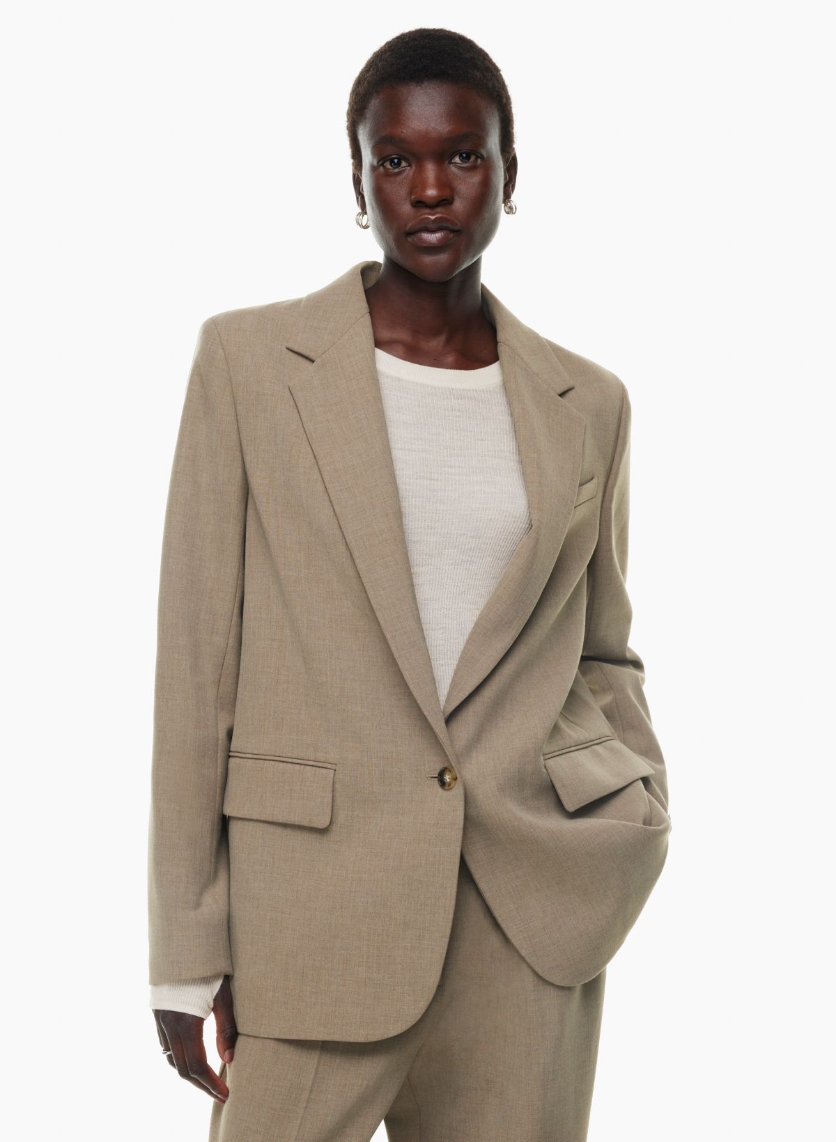 Aritzia white clearance blazer