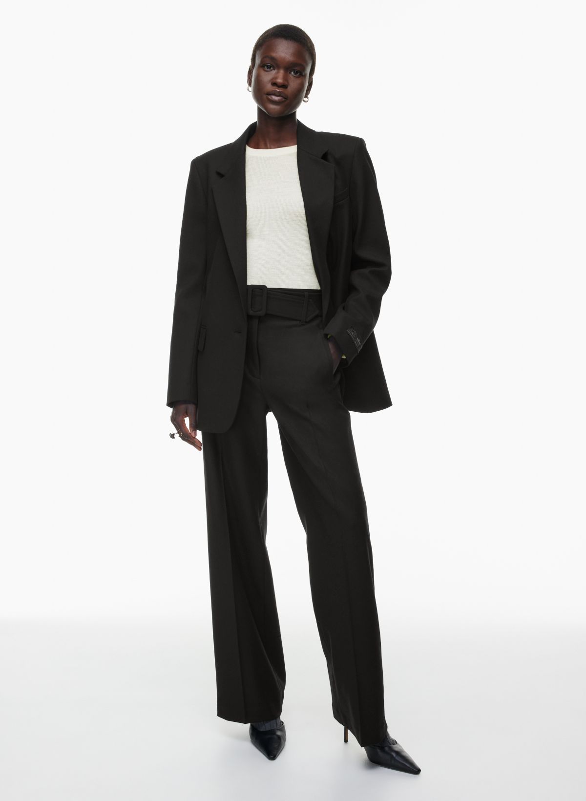 Aritzia white outlet blazer