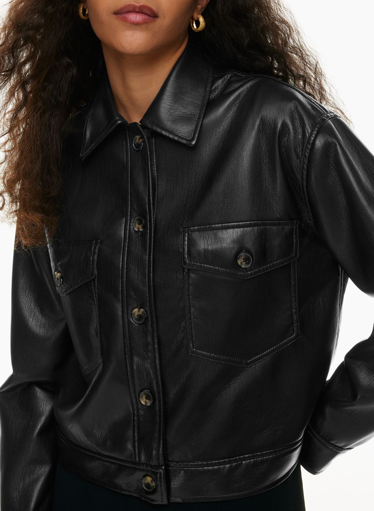 Levi's Jackets & Coats | Levi Faux Leather Jacket | Color: Black | Size: XL | Carcov's Closet