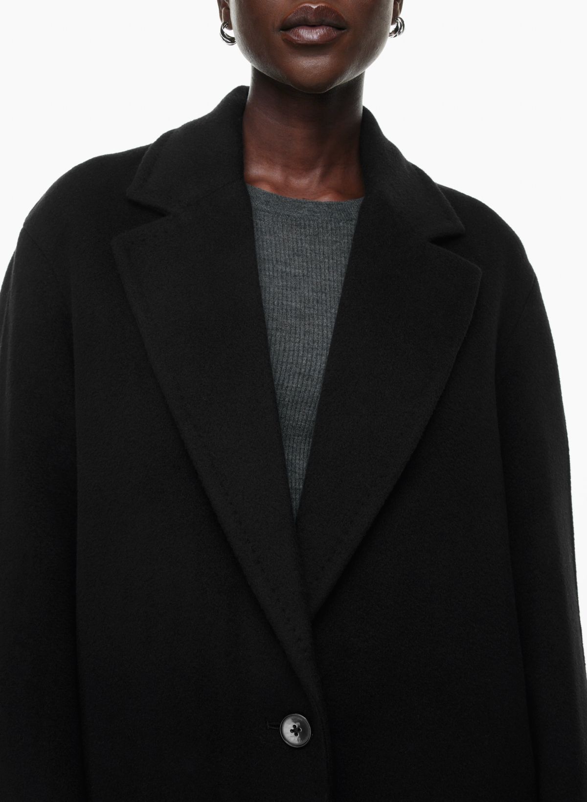 Polar fleece swing coat sale