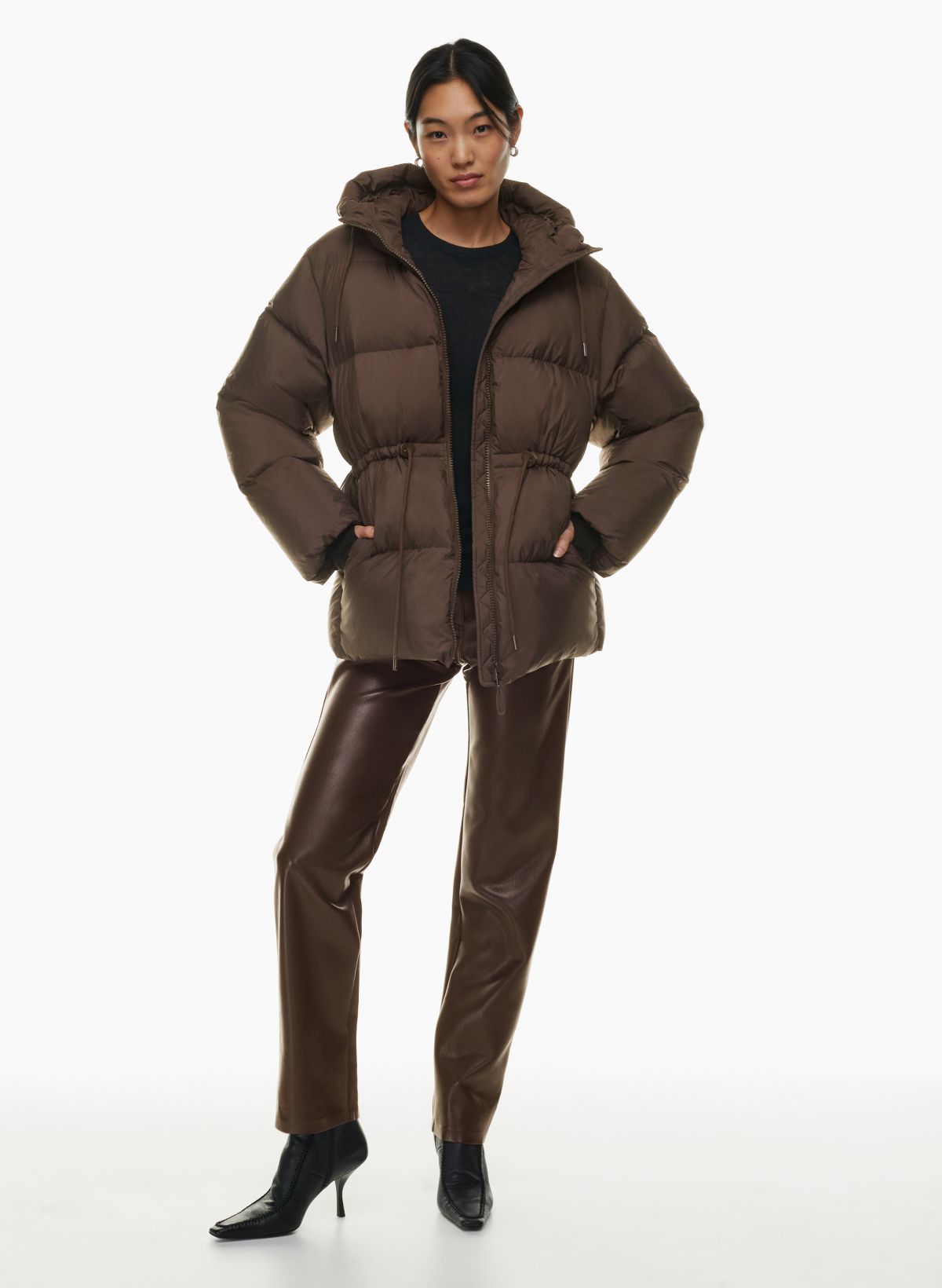 2079530 Dex P LongLine Quilted Puffer - The Leather House