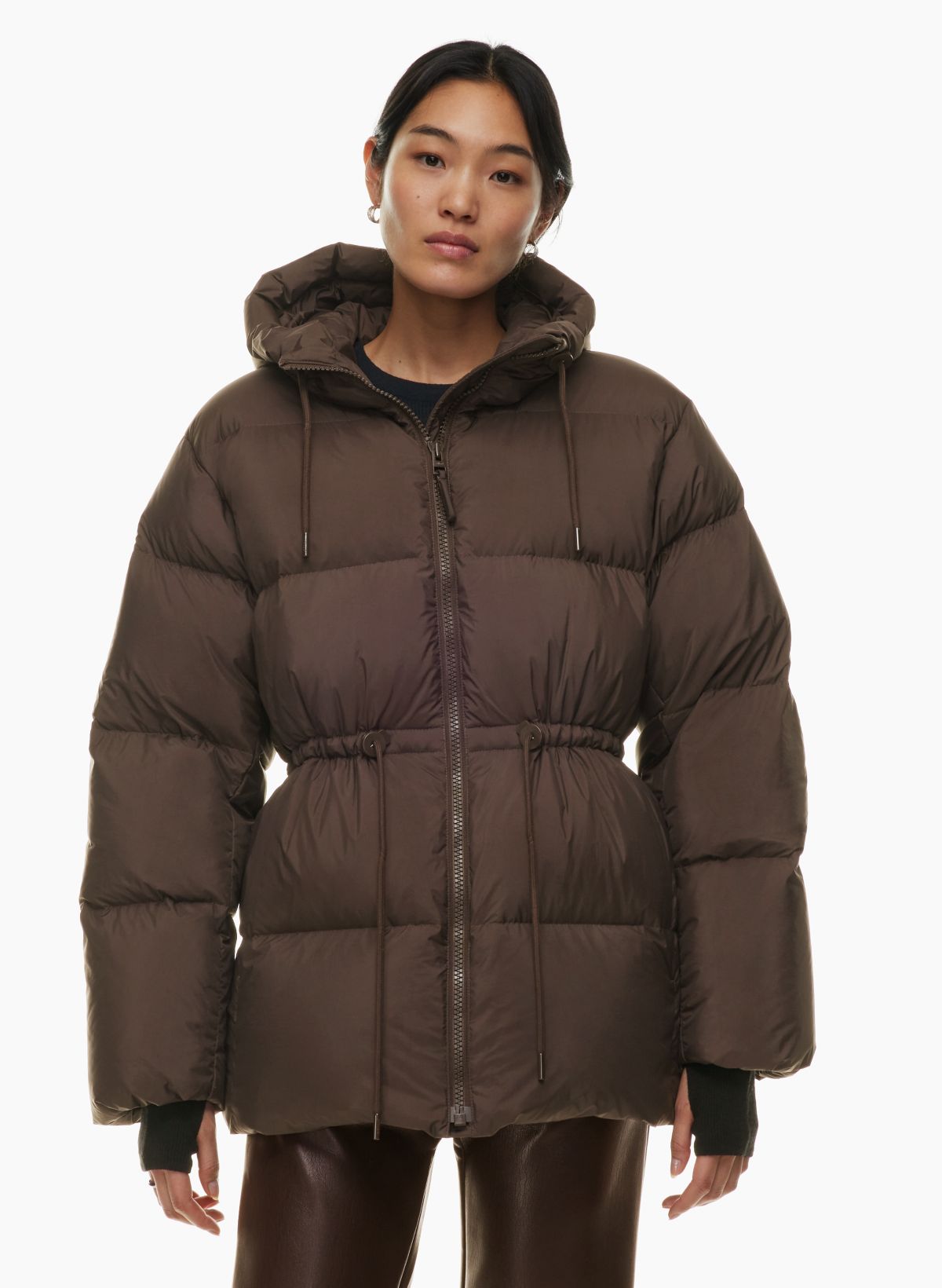 2079530 Dex P LongLine Quilted Puffer - The Leather House