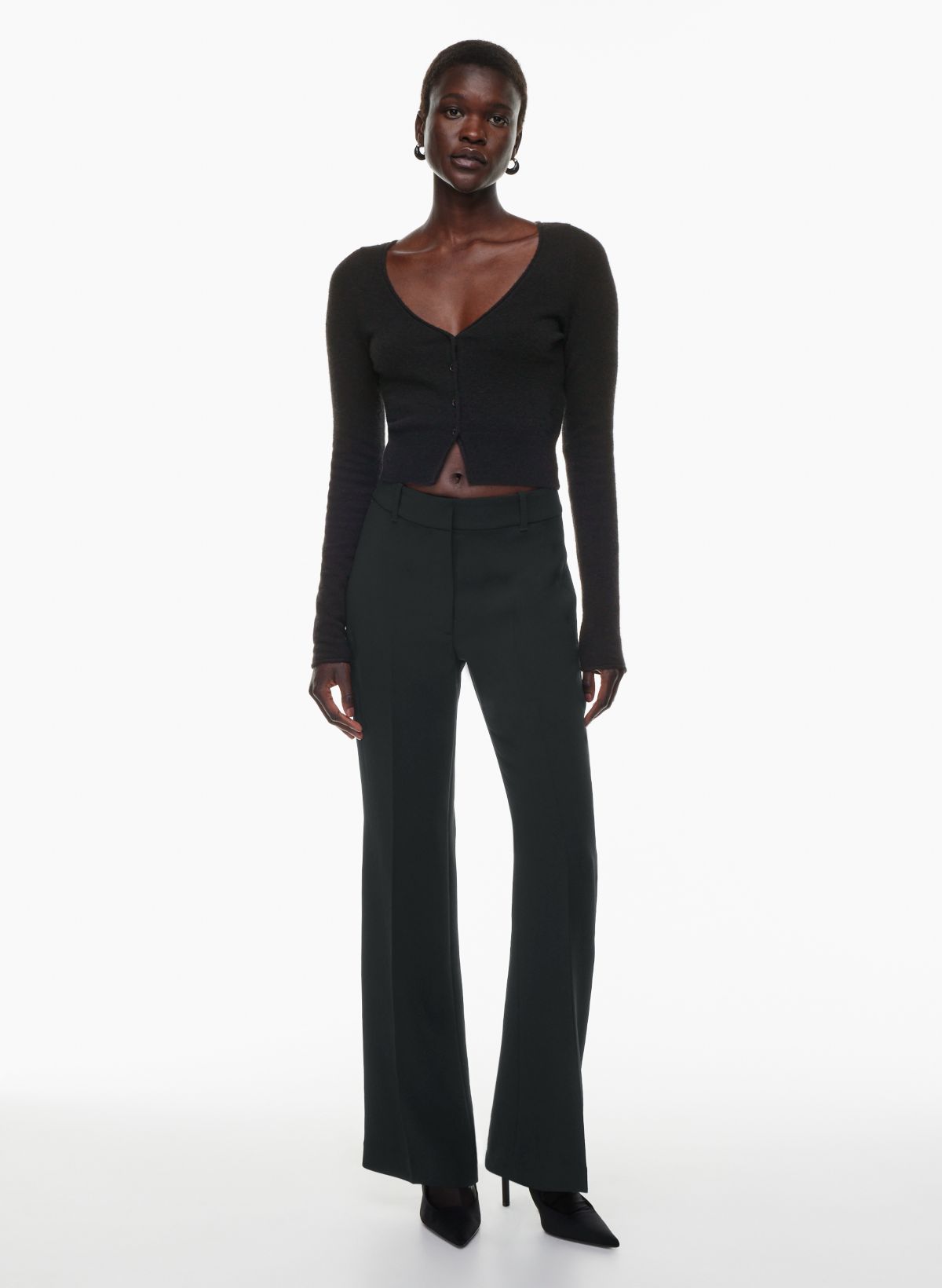 AE Stretch Vegan Leather Super High-Waisted Straight Pant