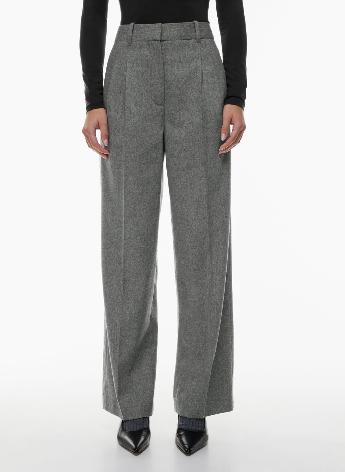 PANTU cashmere pants dark grey