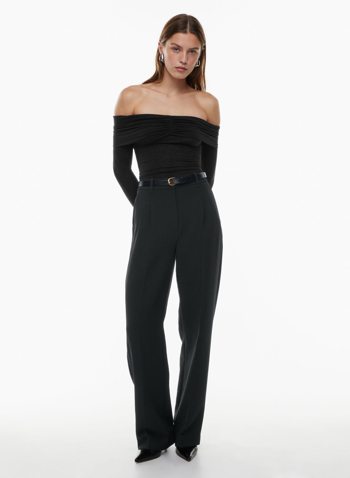 Black Hole Linen Wide Leg Trousers – Fashion Brand Company