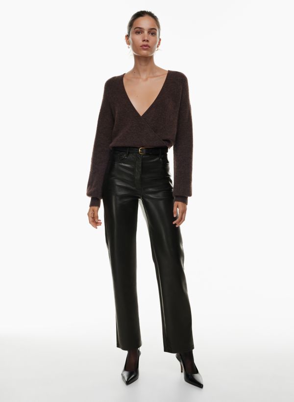 New look leather trousers sale