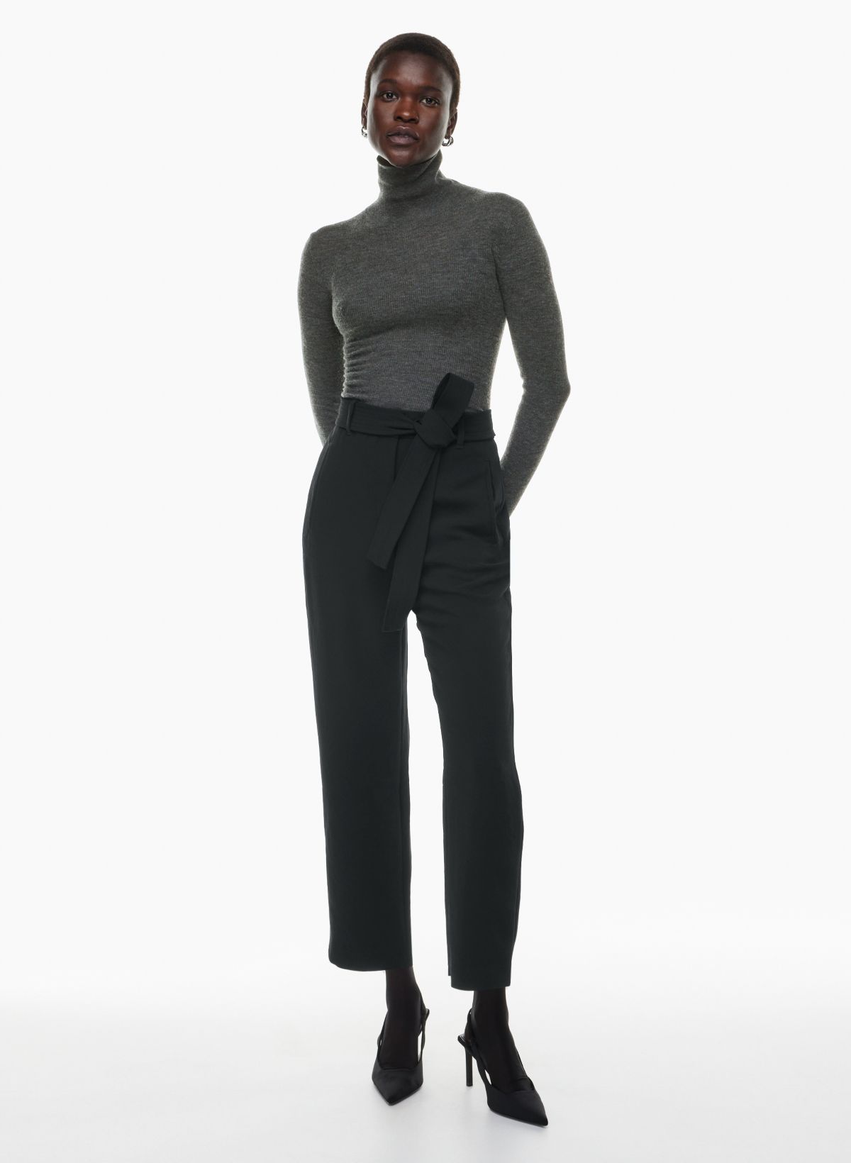 TIE-FRONT PANT