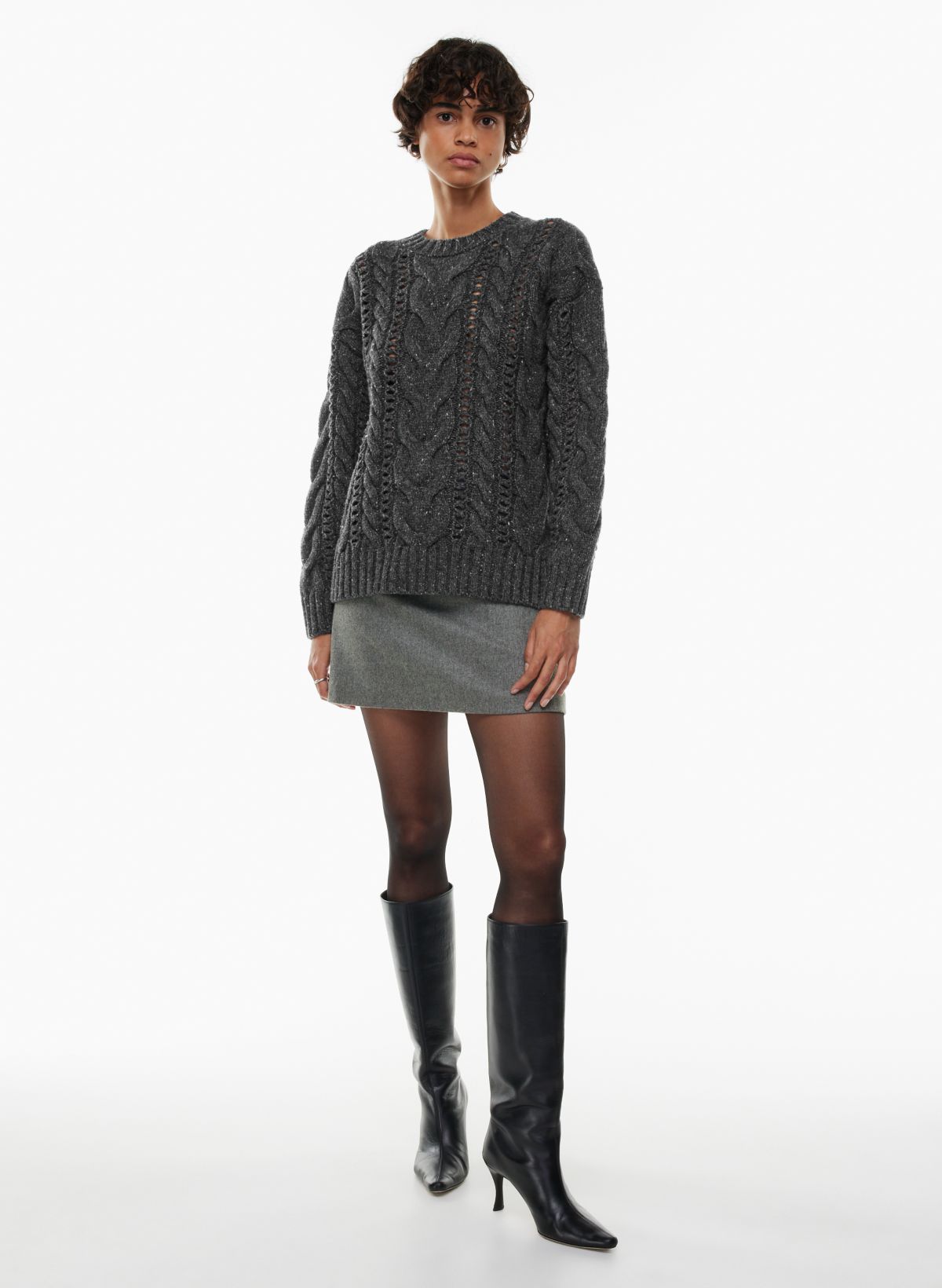 Knit skirt aritzia sale