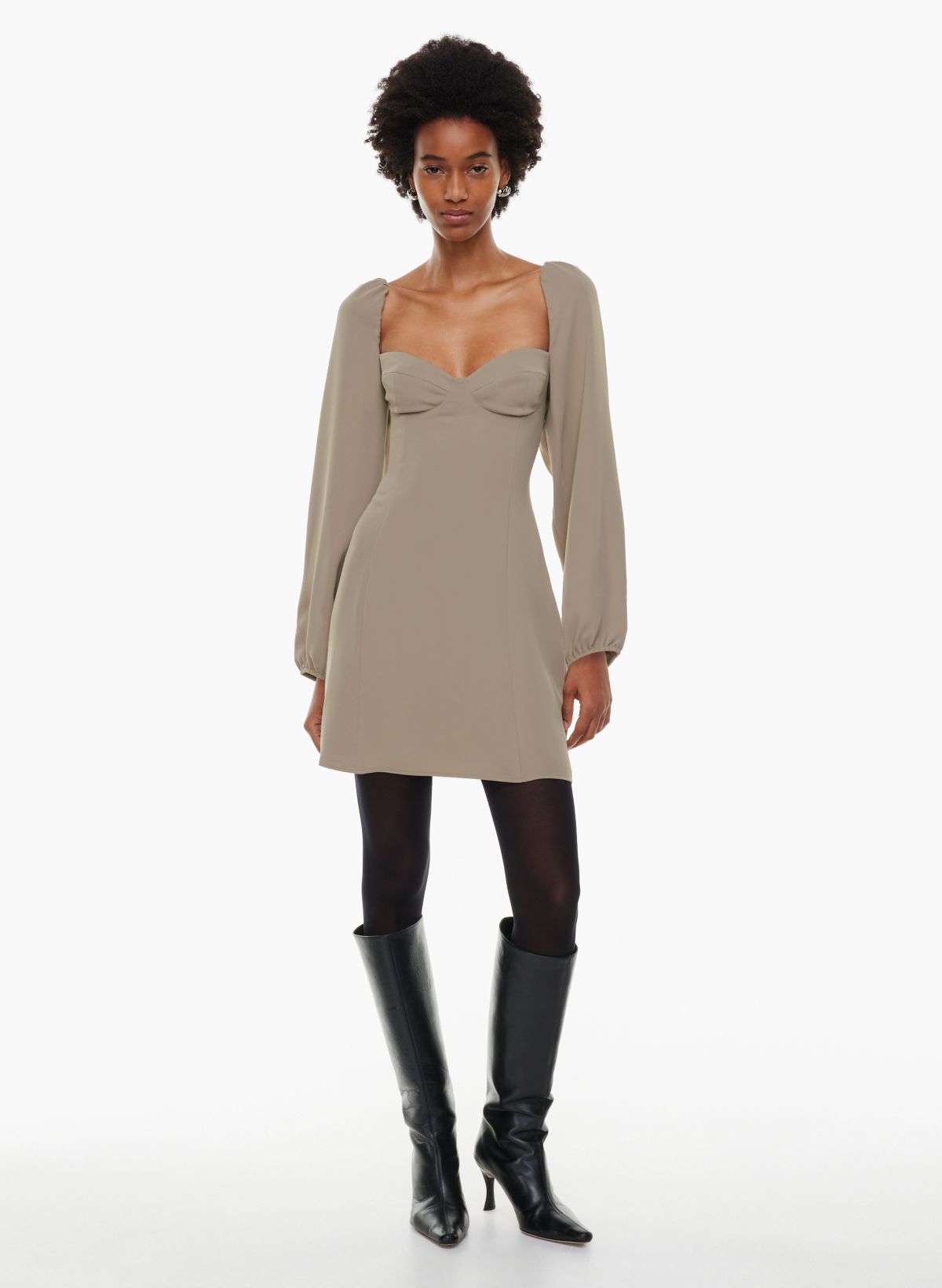 Aritzia long shop sleeve dress