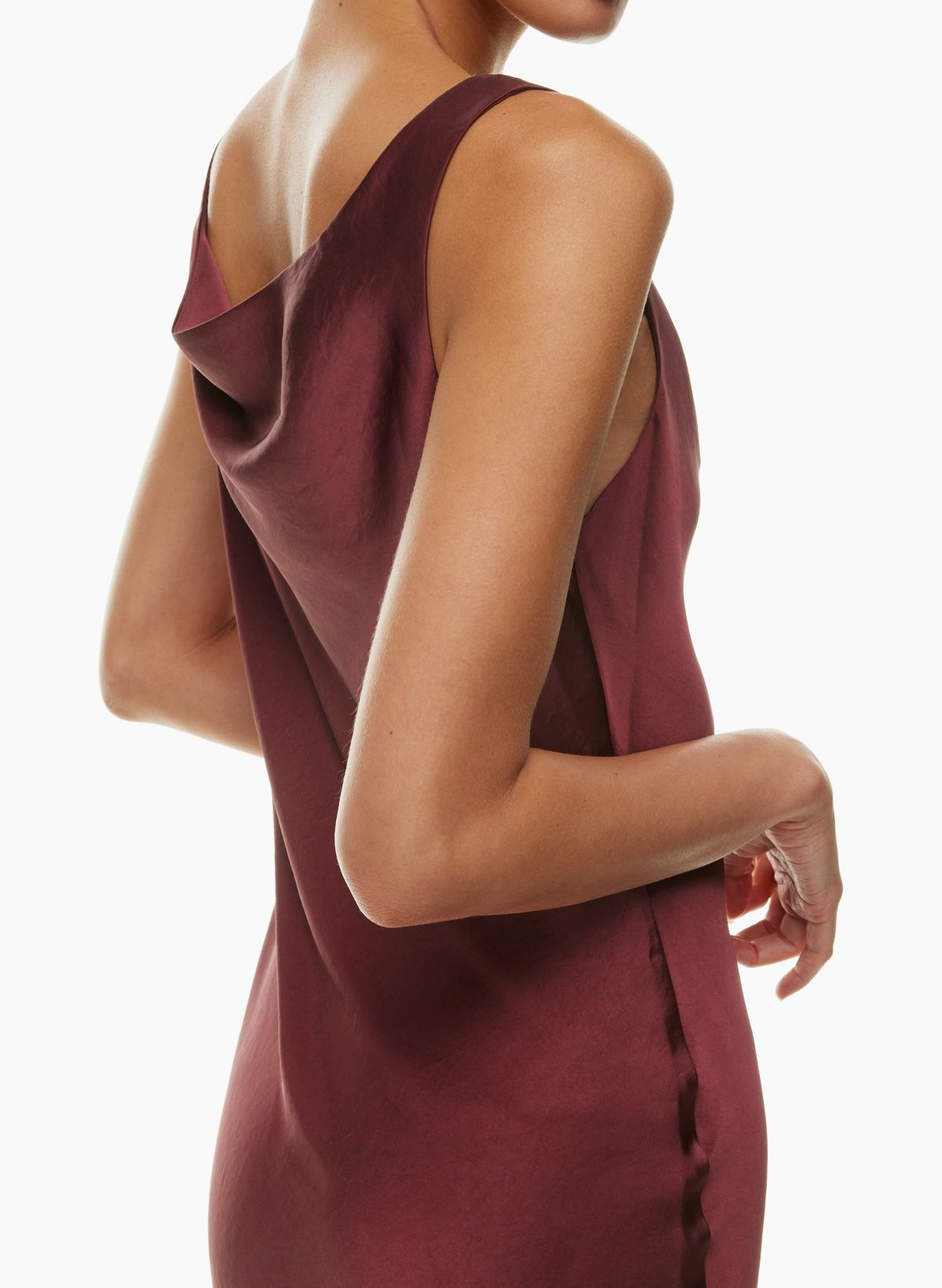 Aritzia burgundy outlet dress