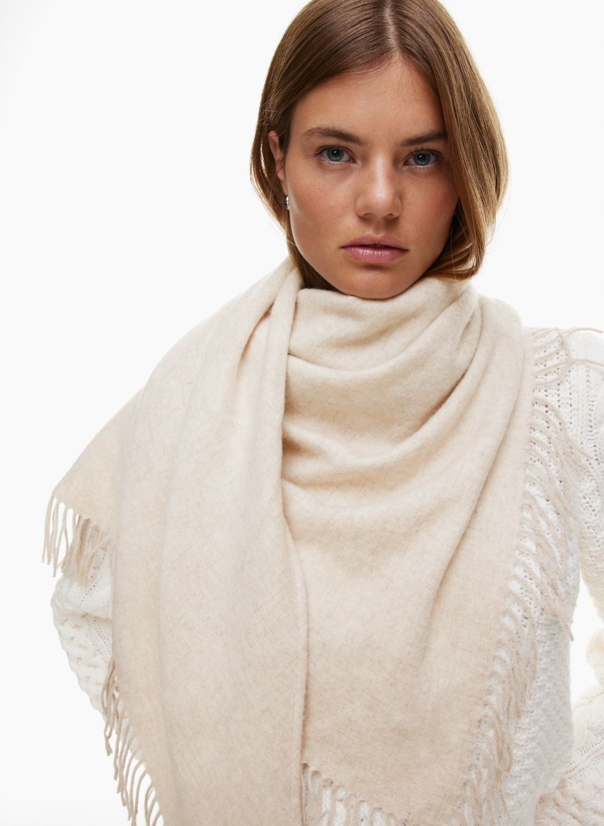 Triangle cashmere outlet scarf