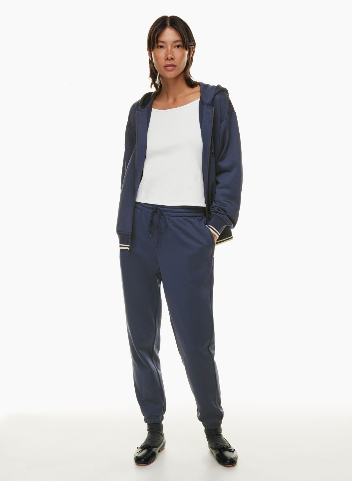 Slip Zip Flare Jogger