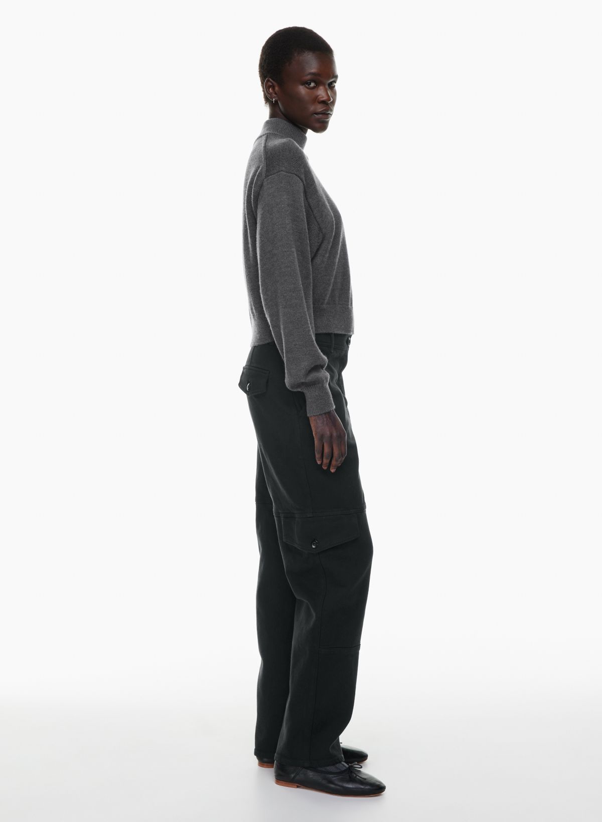 Shop Plain Better Cotton Full Length Cargo Pants Online