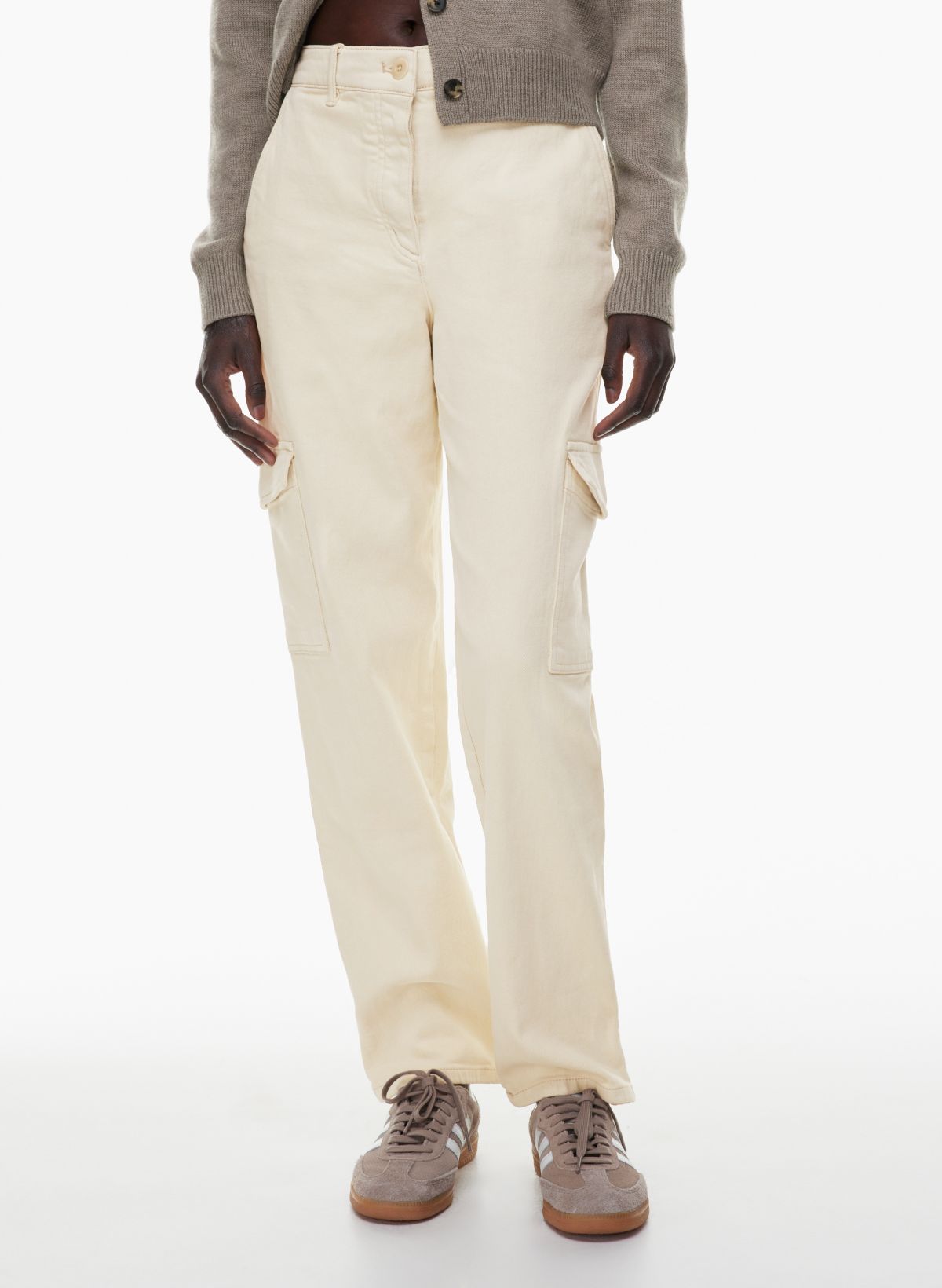 Straight Leg Cargo Chino Pants for Tall Women