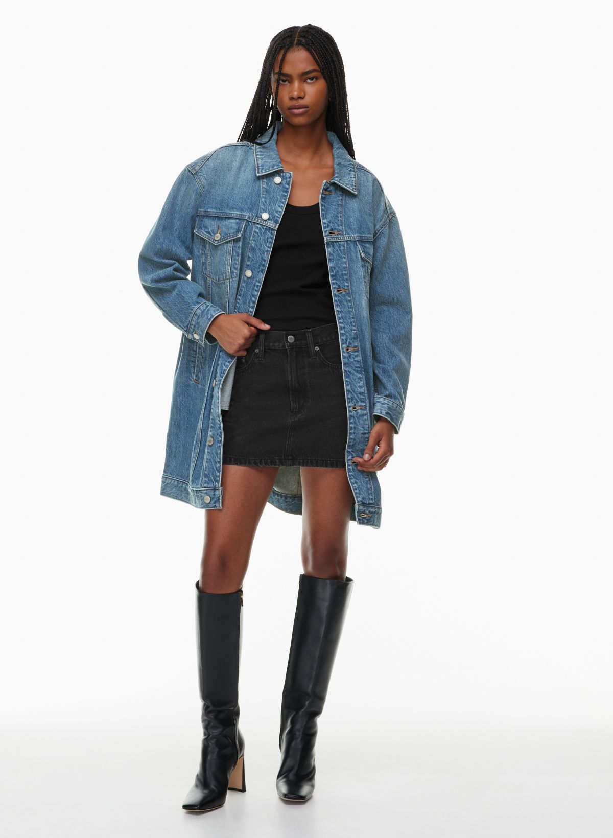 Tna murad store denim coat